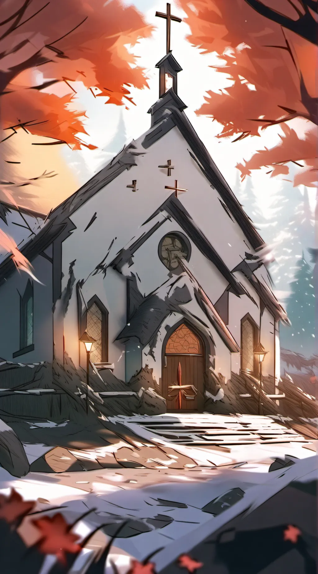 ai character: Mid-Fight fnf background