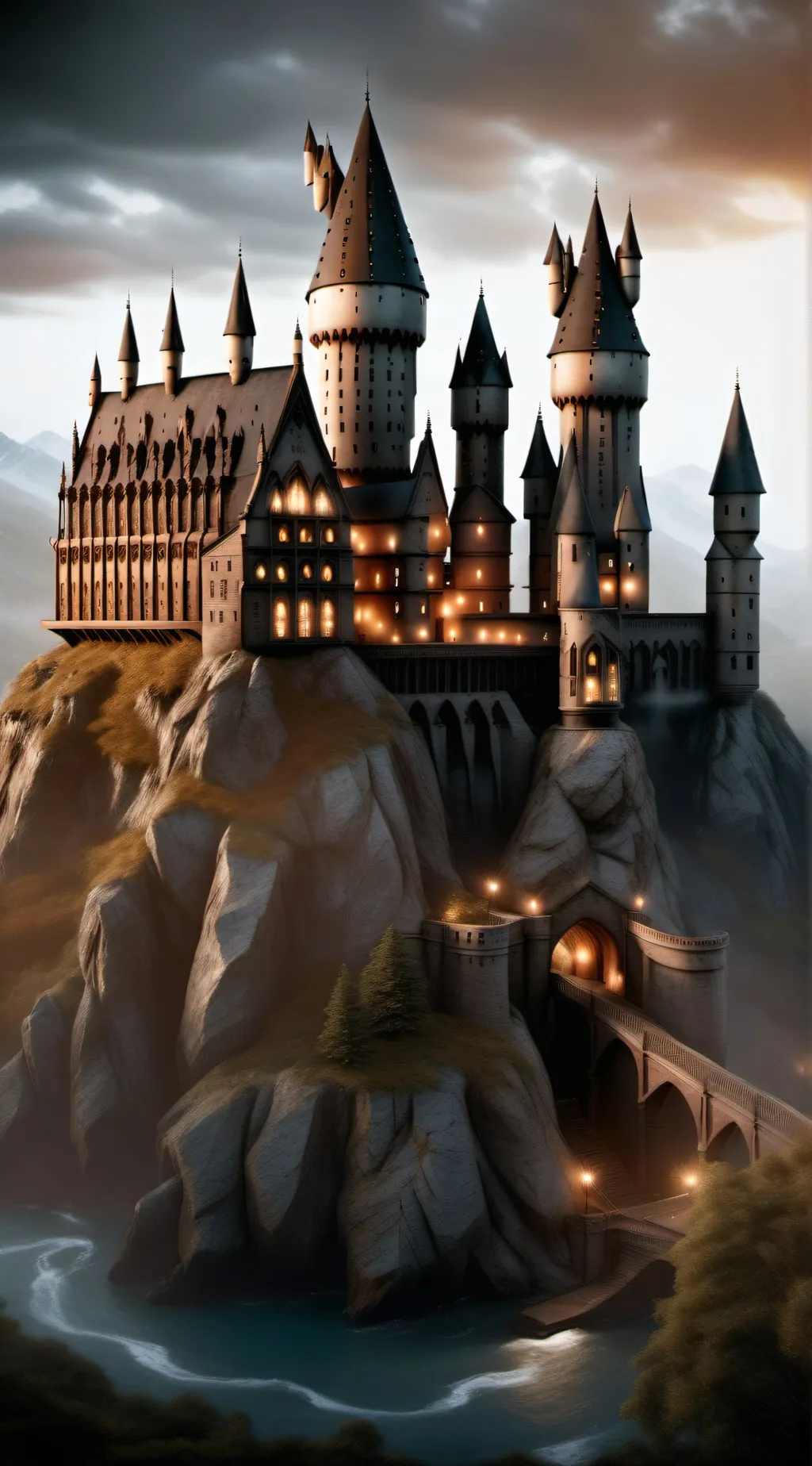 ai character: hogwarts  background
