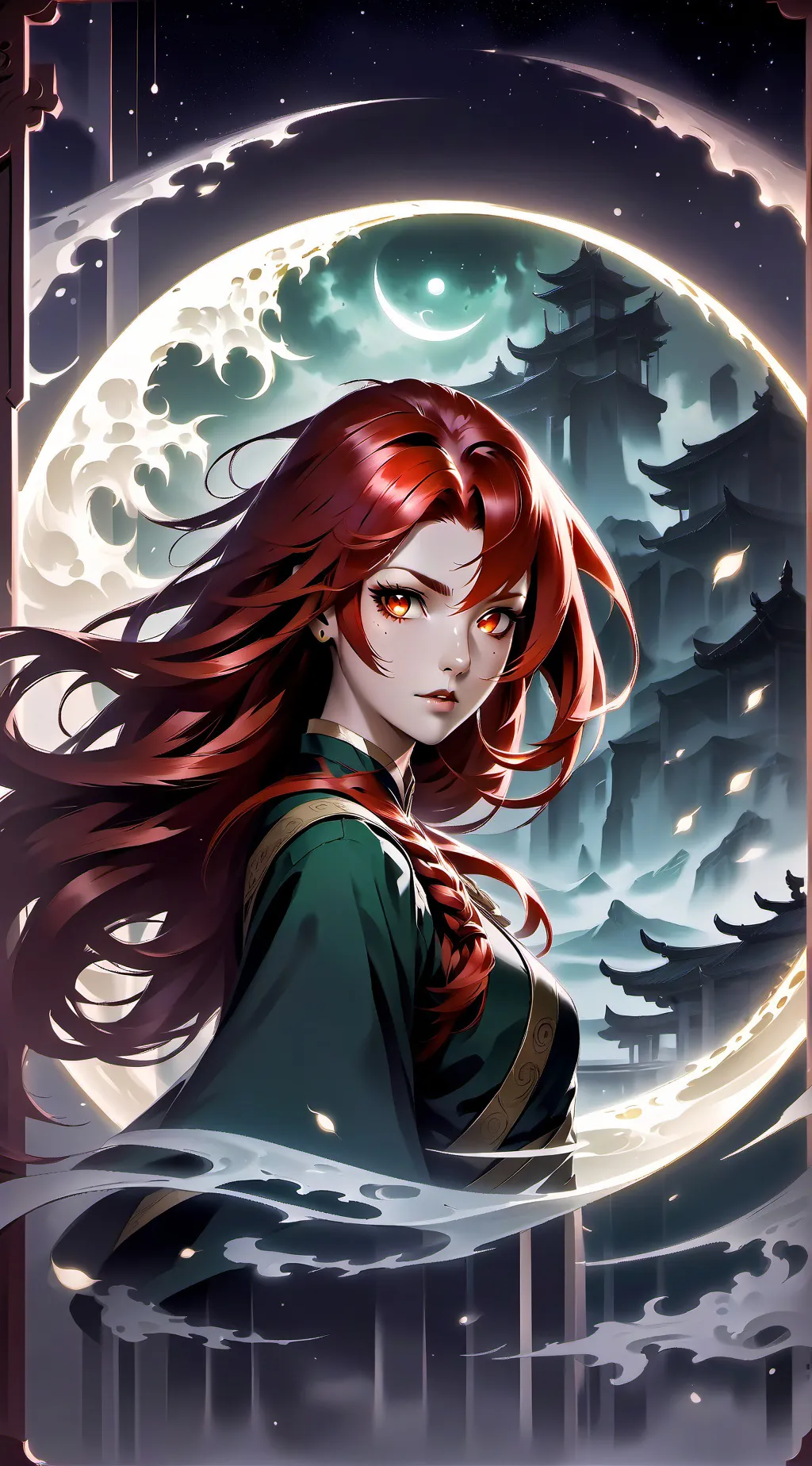 ai character: Demon slayer  background