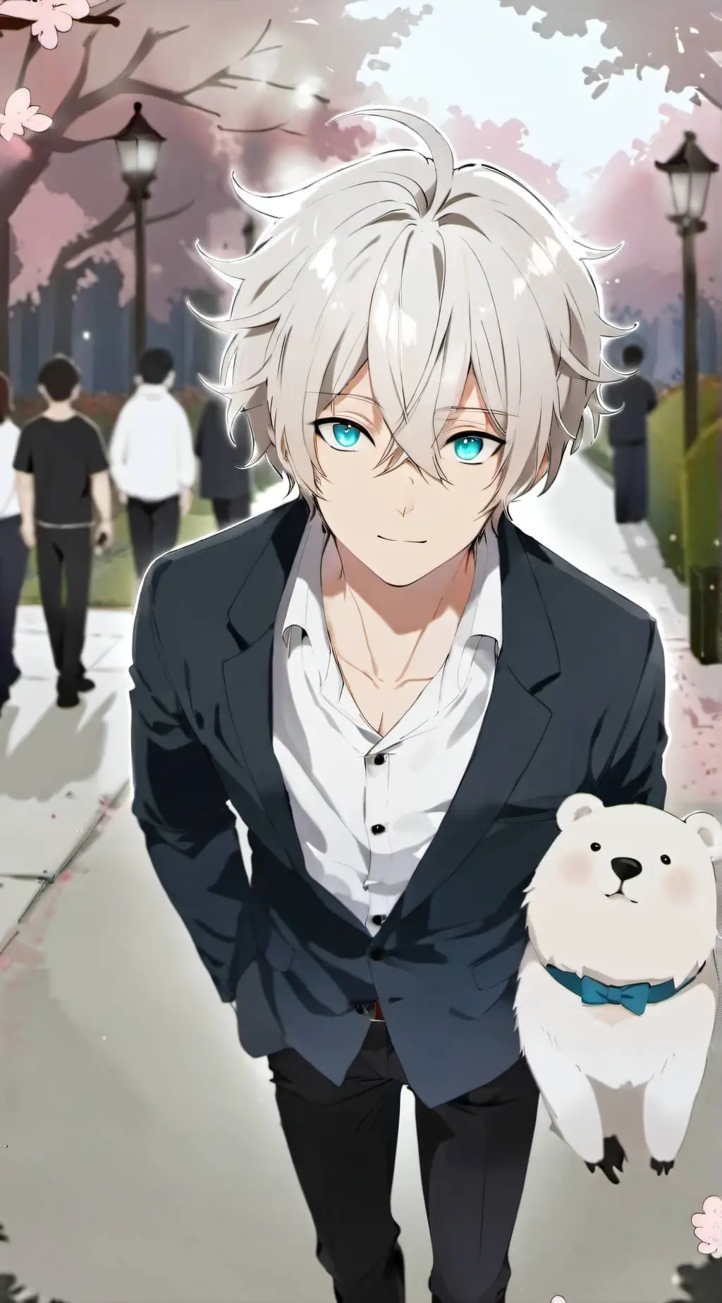 ai character: Mha x sniper background