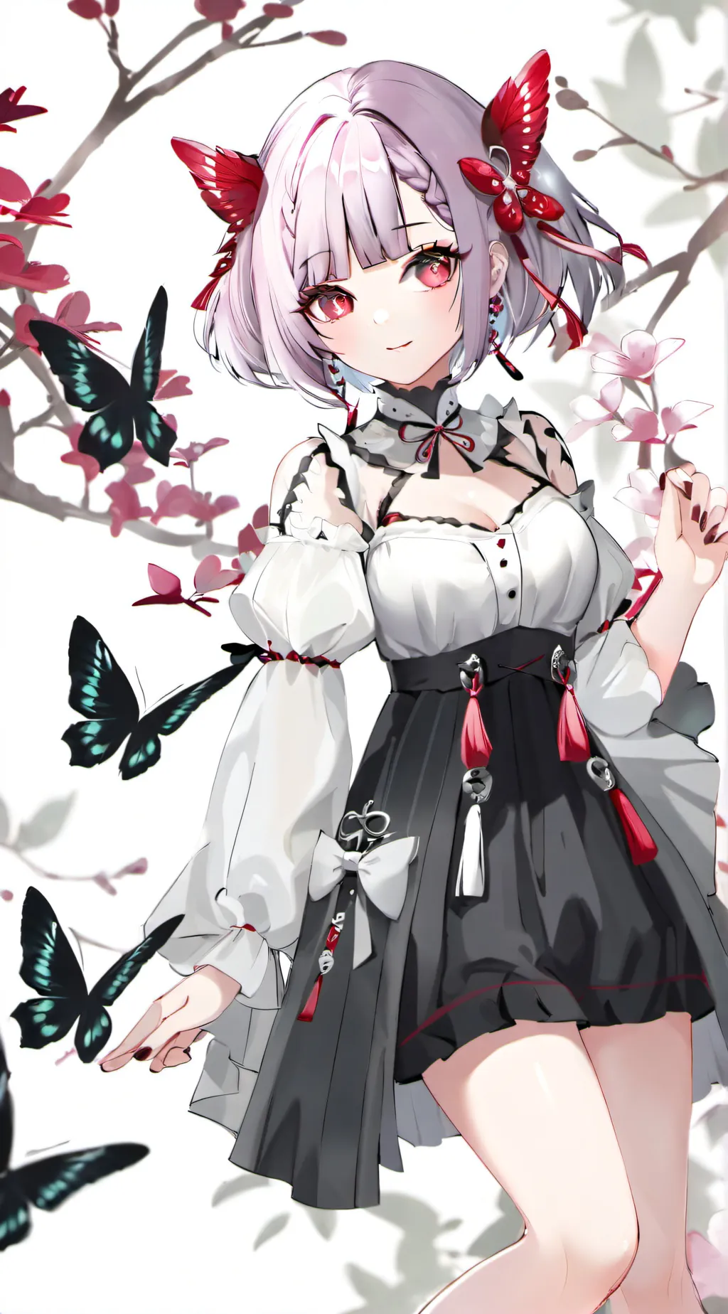 ai character: shinobu y mitsuri  background