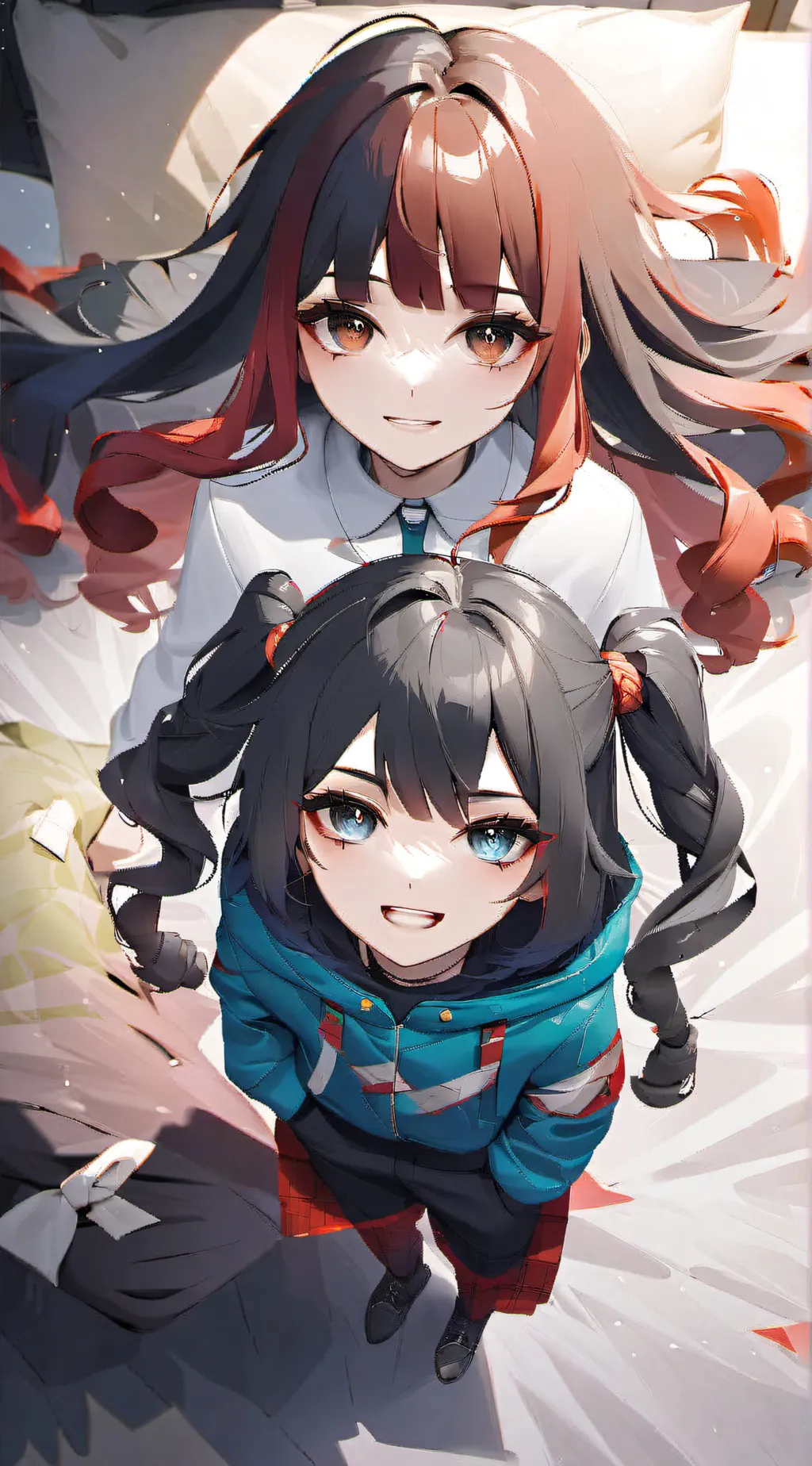 ai character: ally☆![April!☆ background