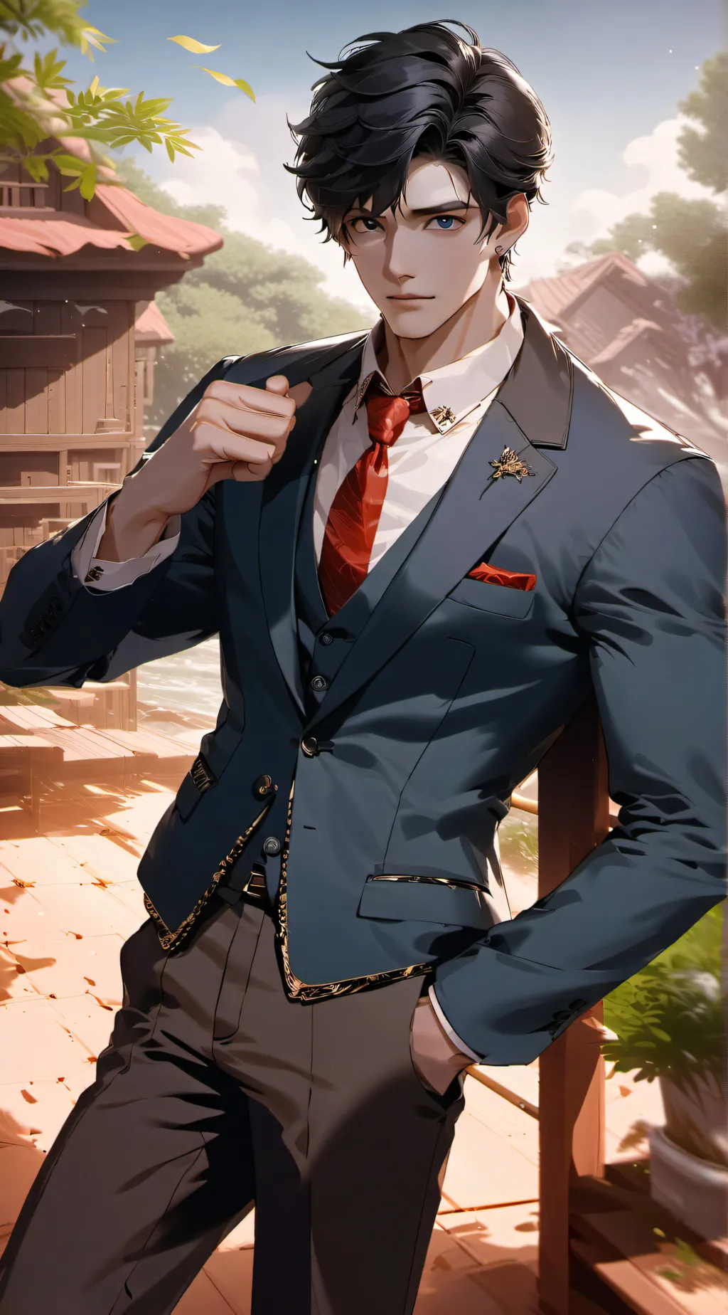 ai character: Blane background