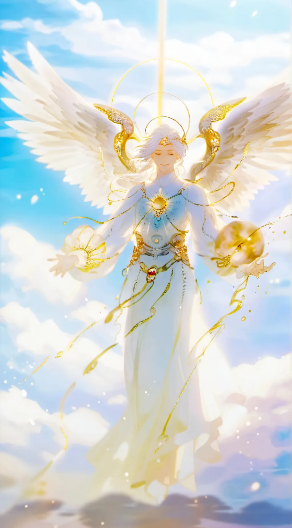 ai character: Fuzzy background