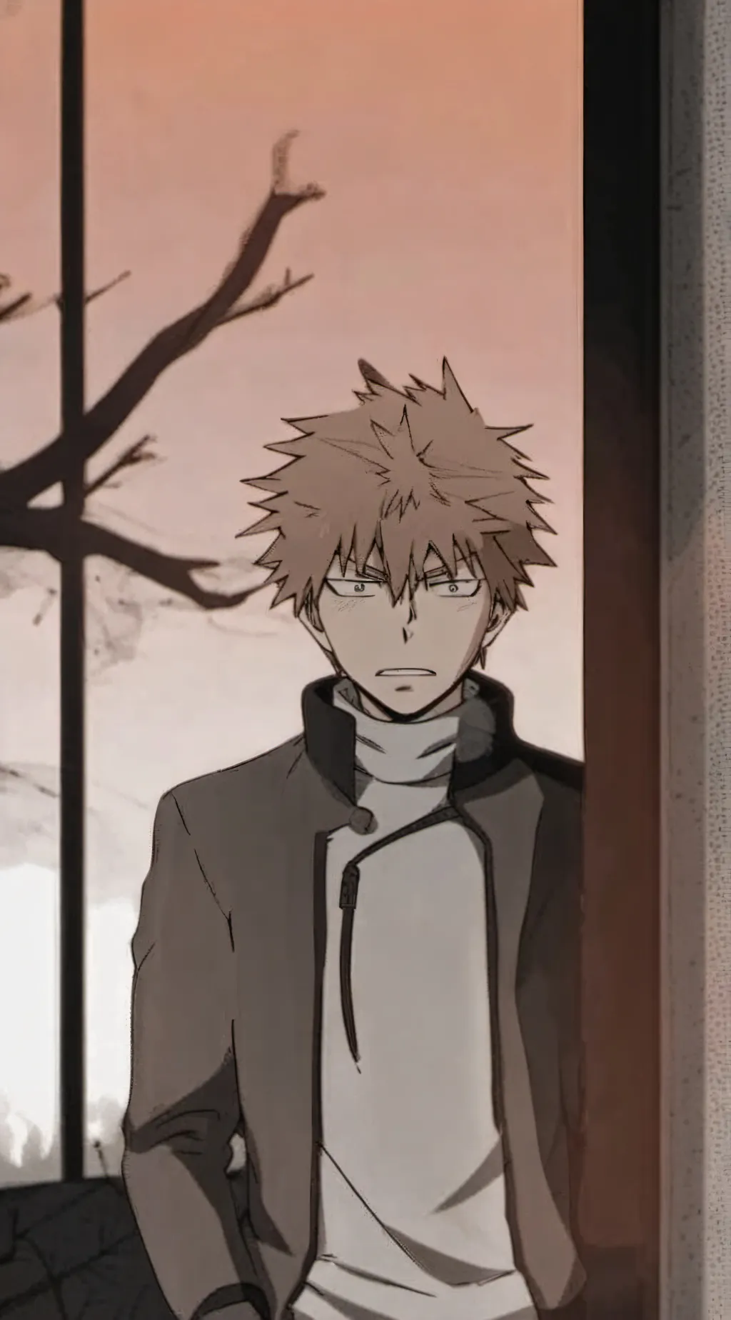 ai character: Mha Sleepover background