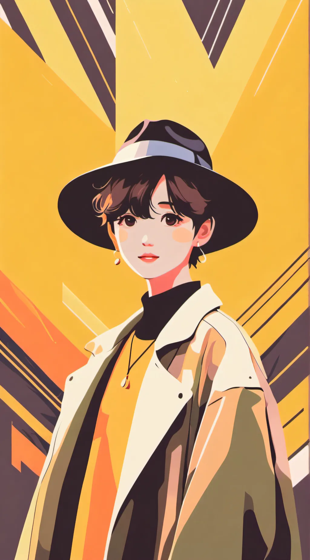 ai character: Jungkook🐰 background