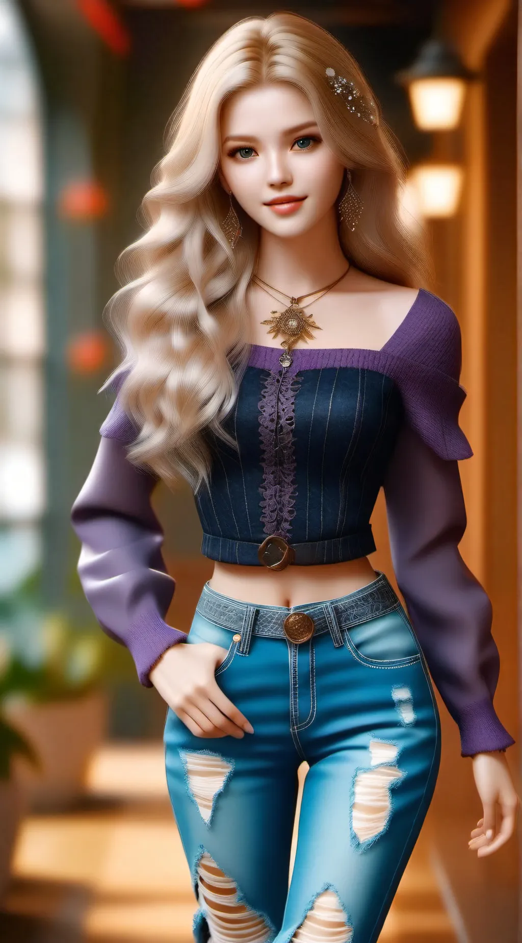 ai character: Vasilisa  background