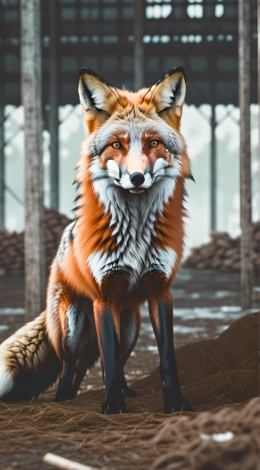 ai character: °Cruel Fur Farm° background