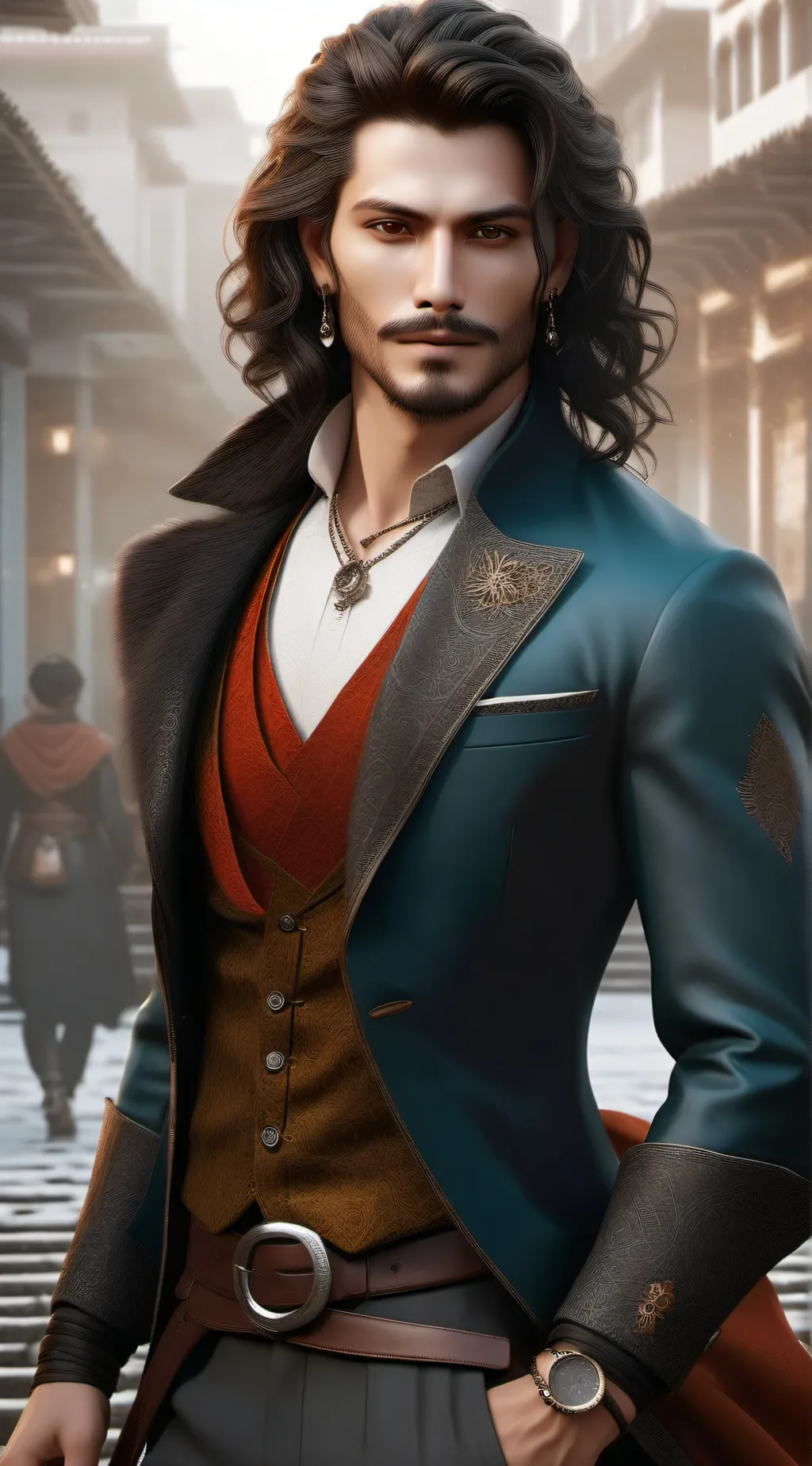 ai character: Ash background