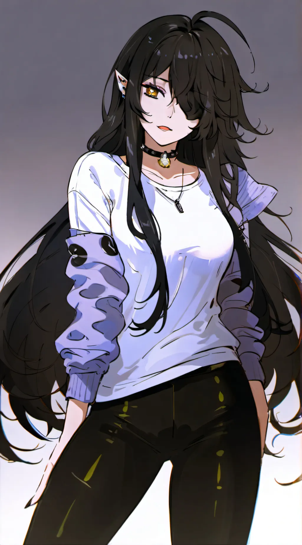 ai character: misty Moon  background