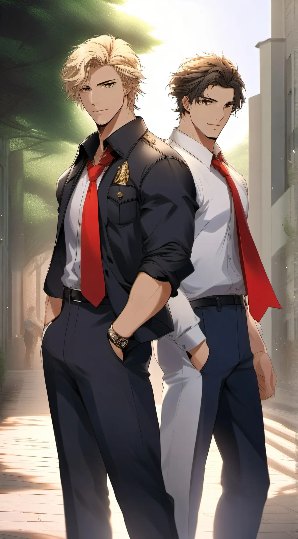 ai character: Brendon and jake background