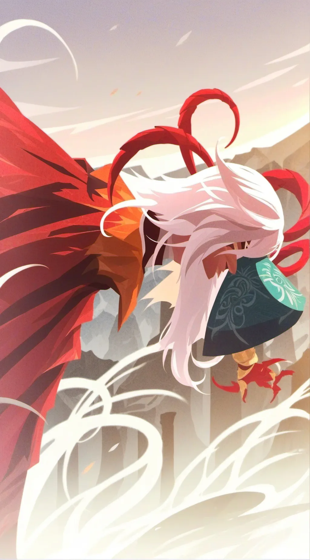 ai character: mirror background