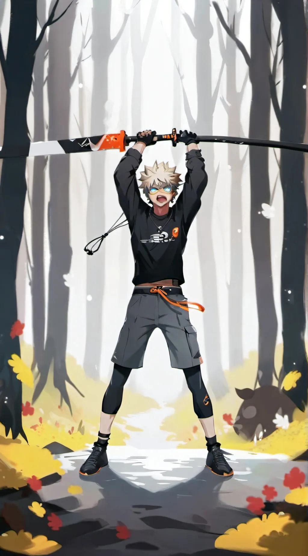 ai character: Bakugo background