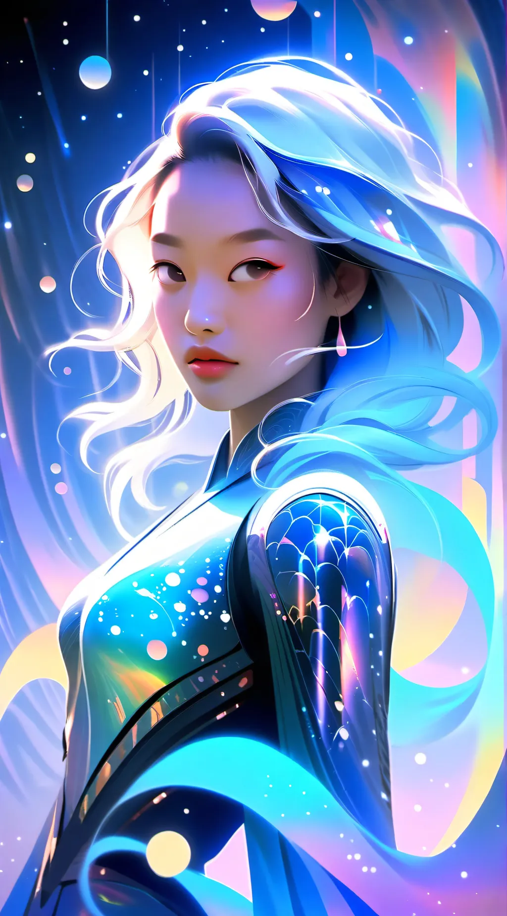 ai character: Luna background