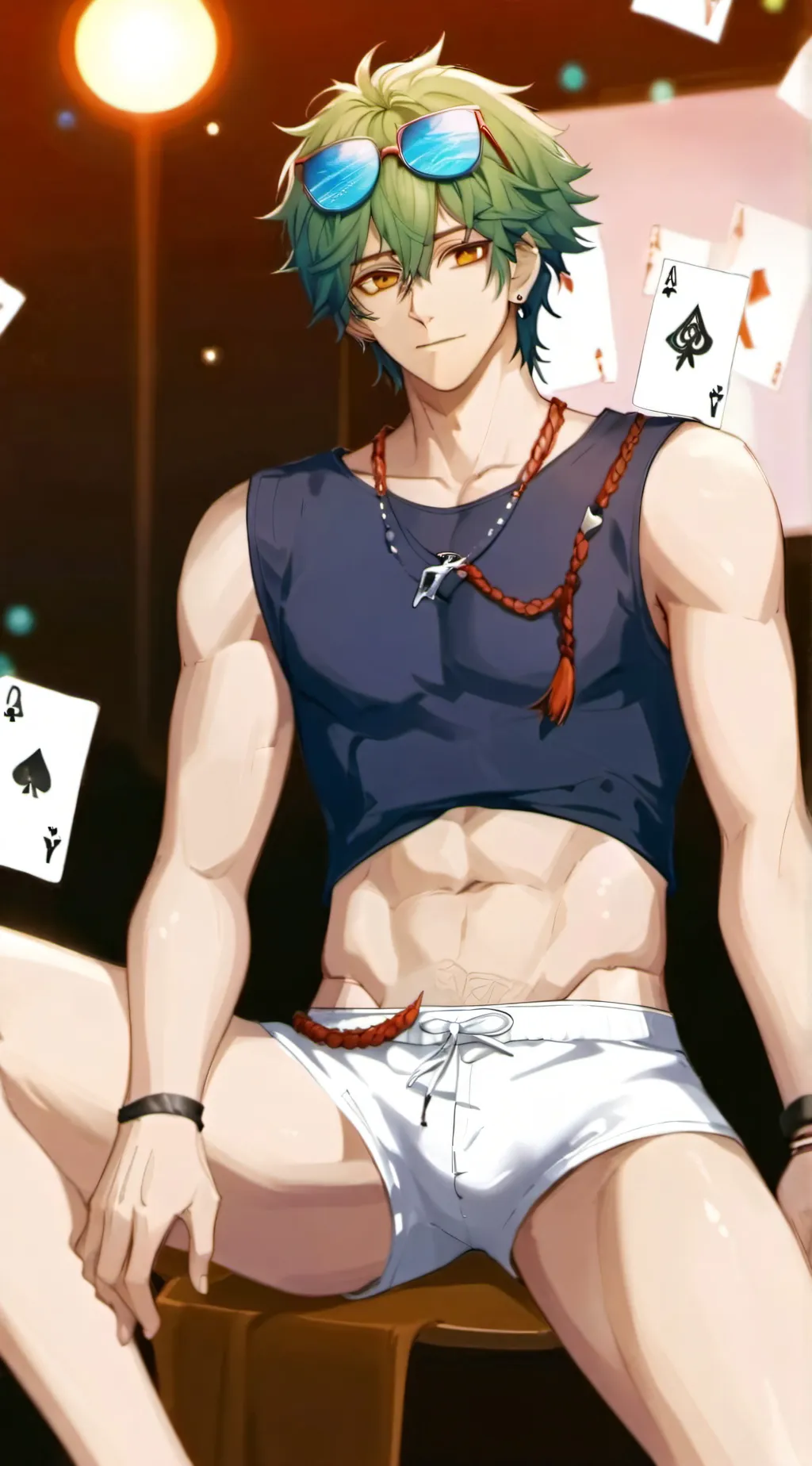 ai character: Şųň background