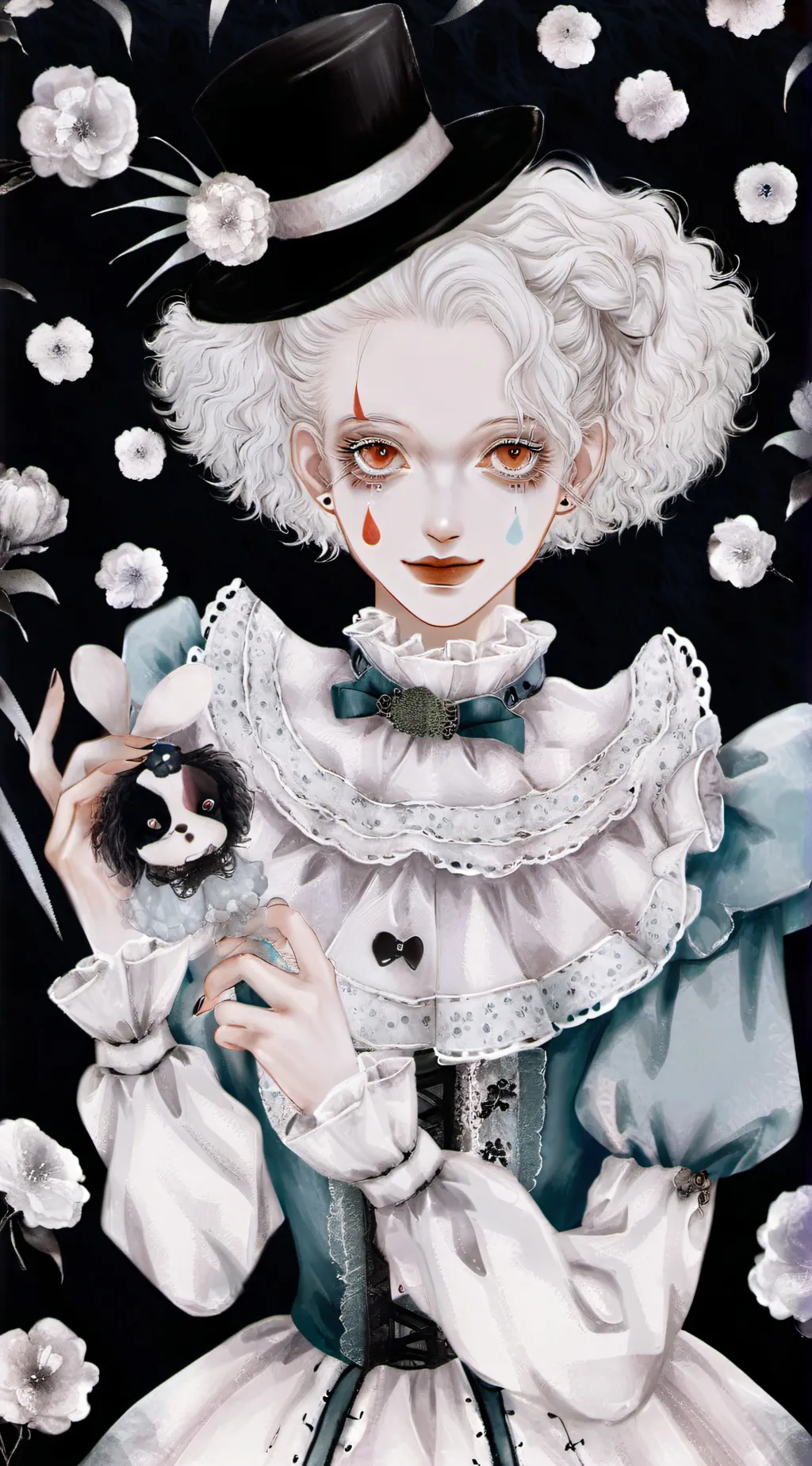 ai character: Clown fiasco background