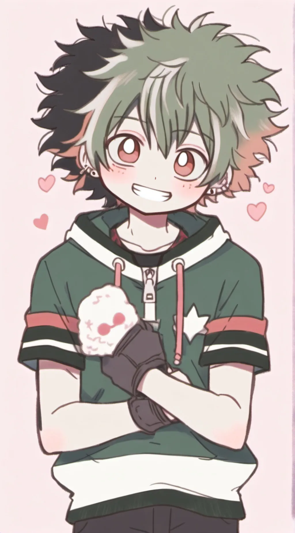 ai character: mha bakugo  background