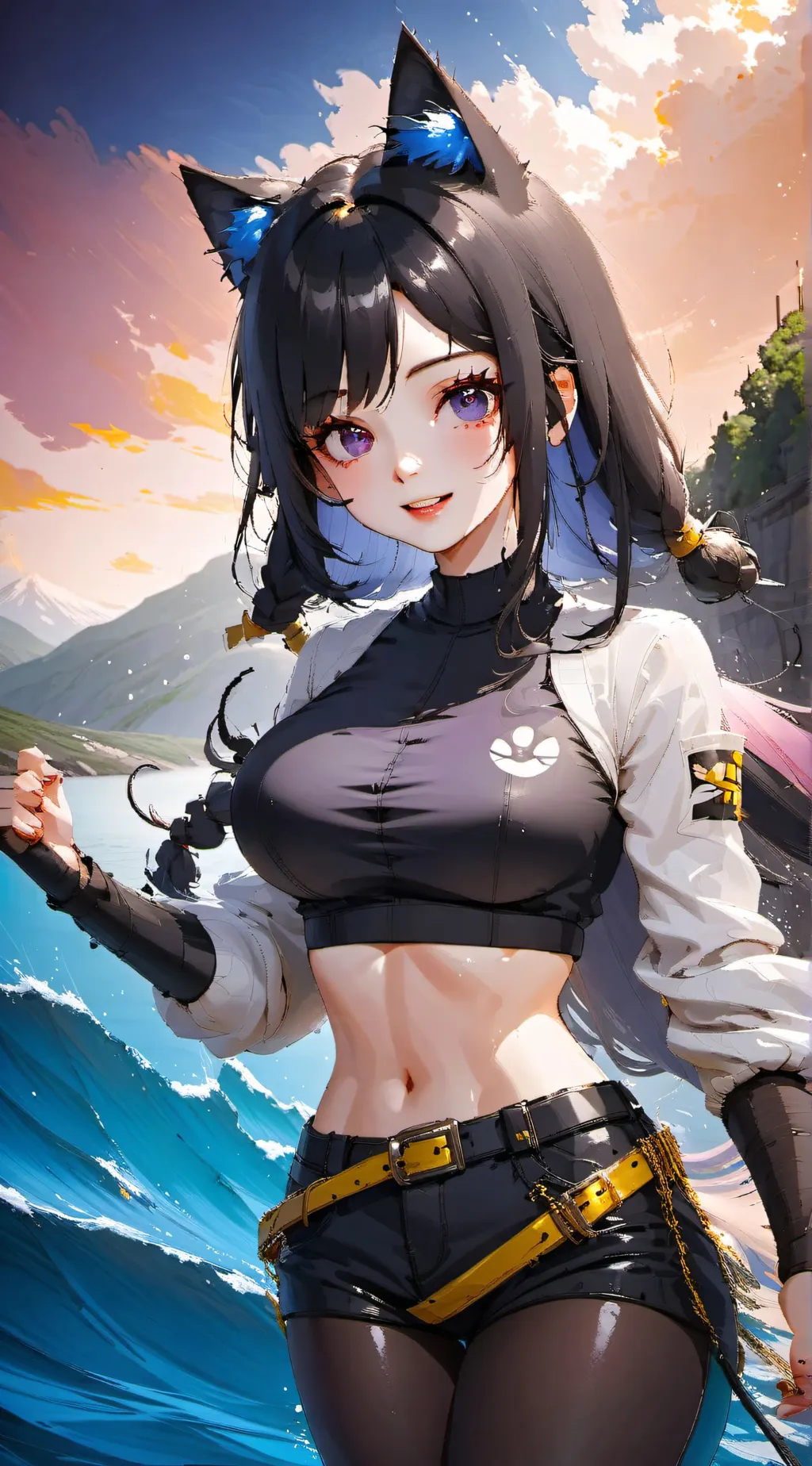 ai character: Lisa  background