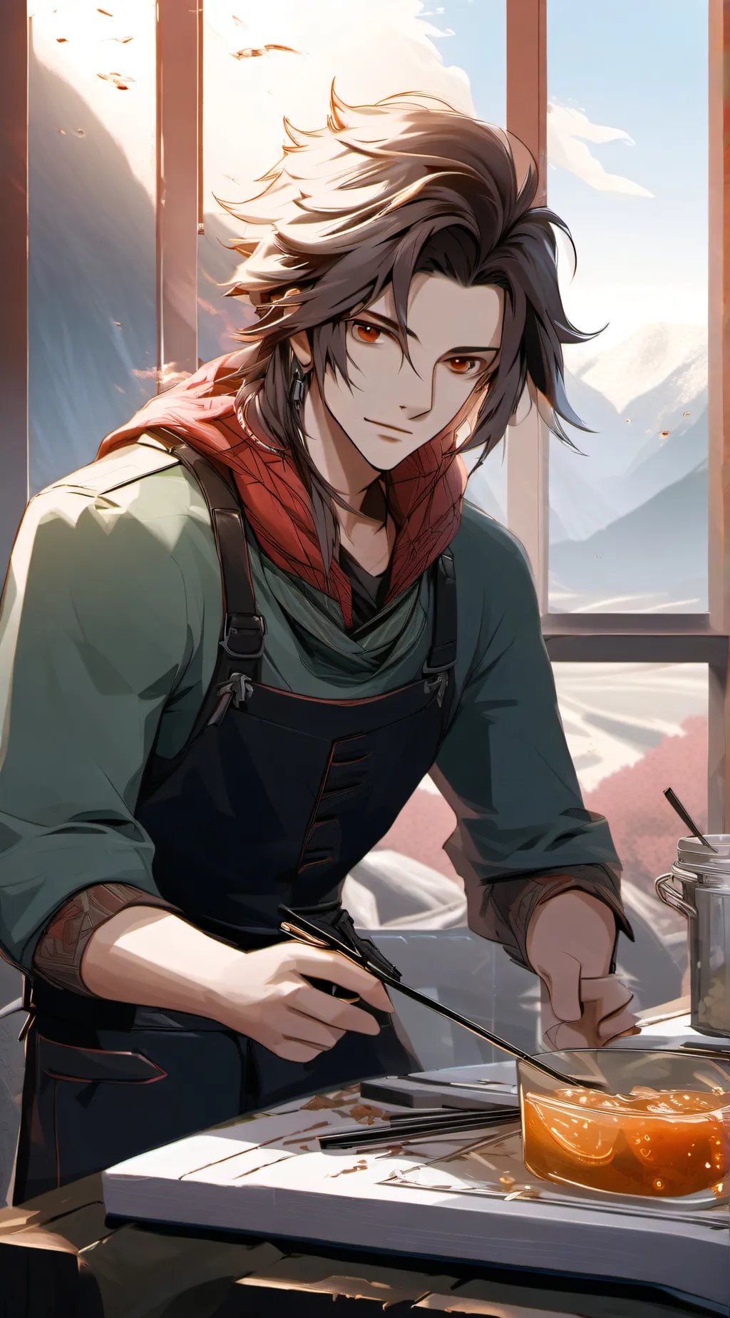 ai character: Luke background