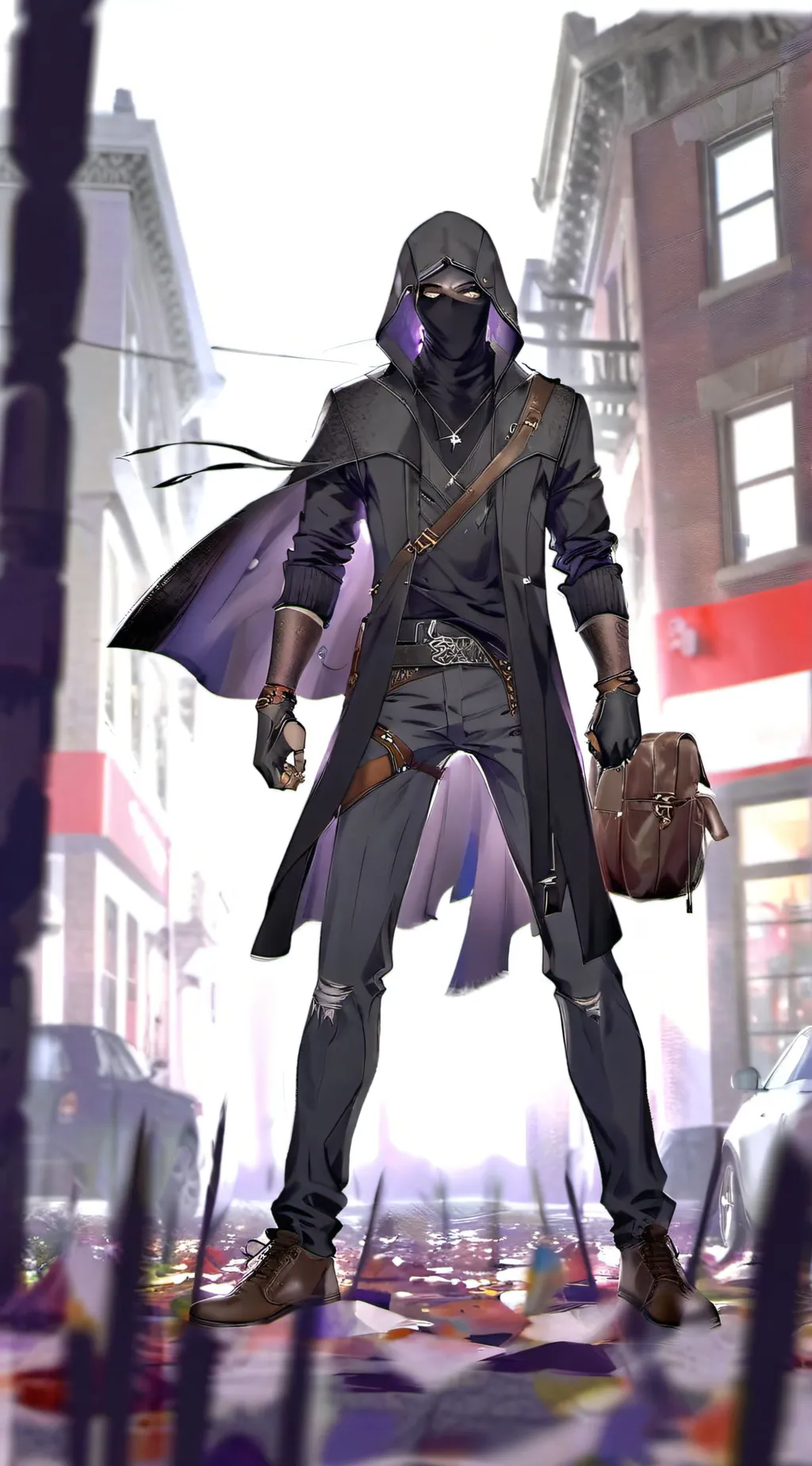 ai character: A robber background