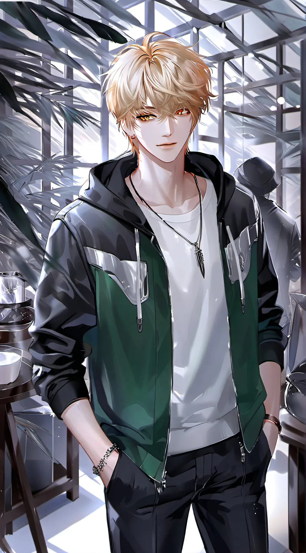 ai character: Dream SMP background