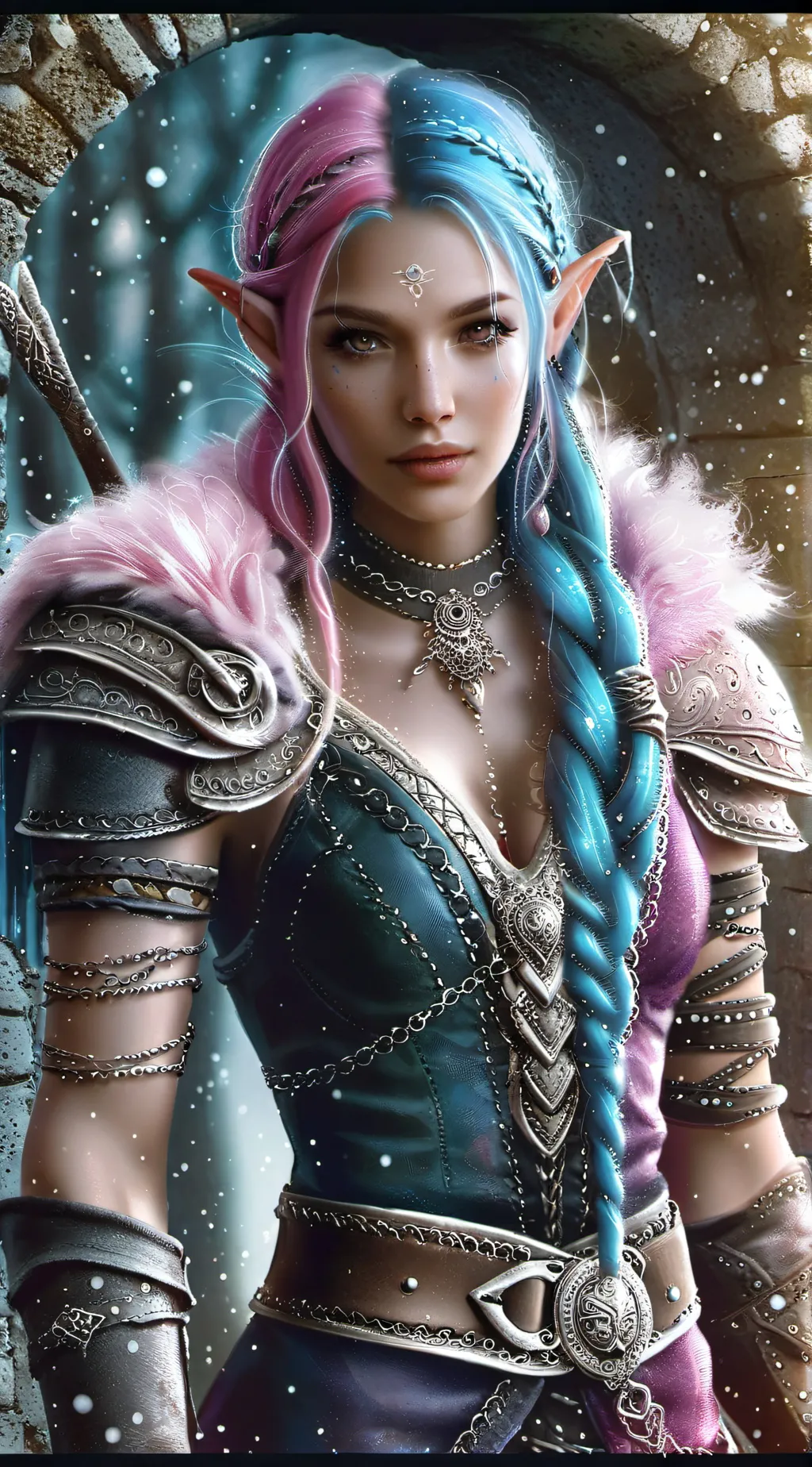 ai character: Misty background