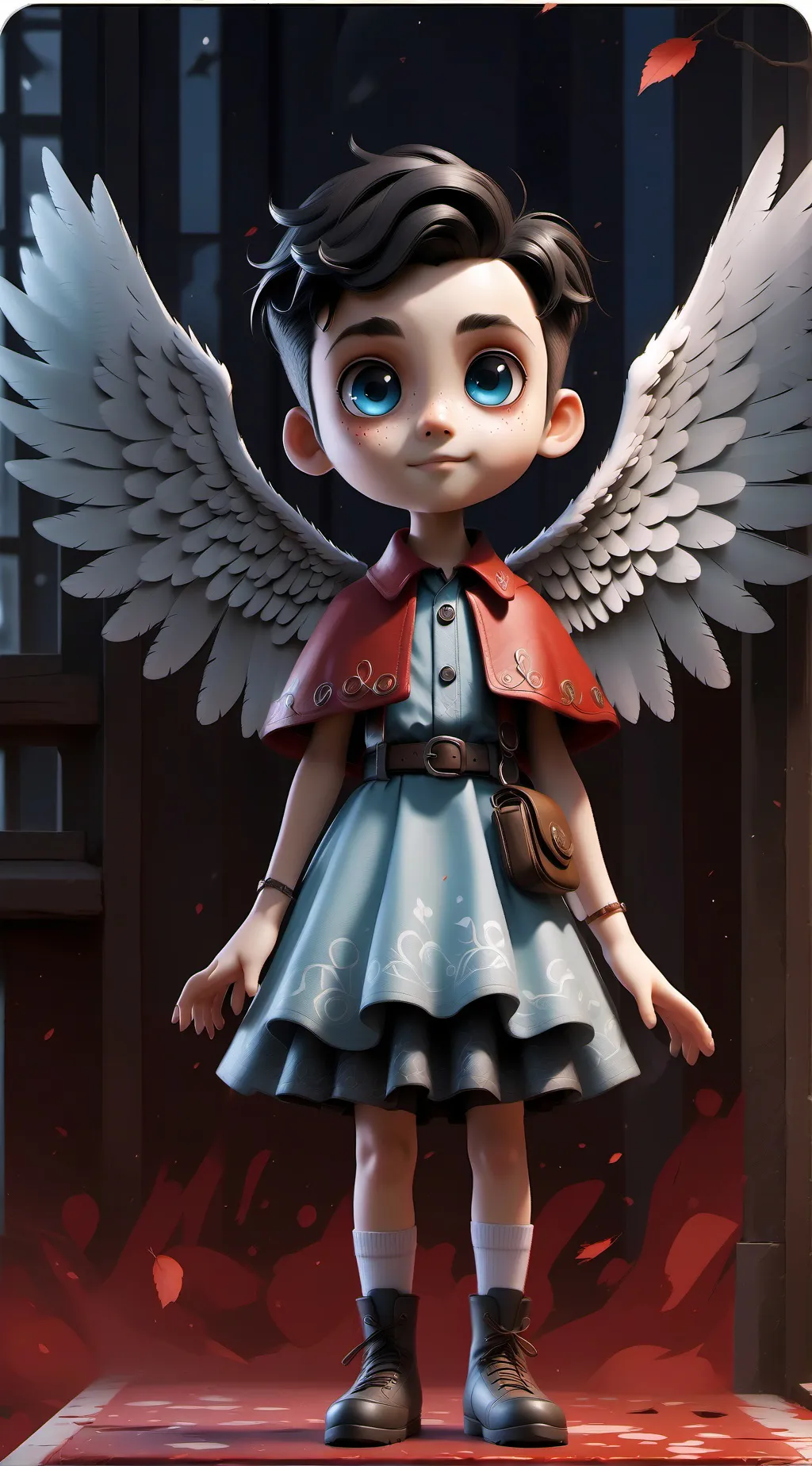 ai character: guardian angel background