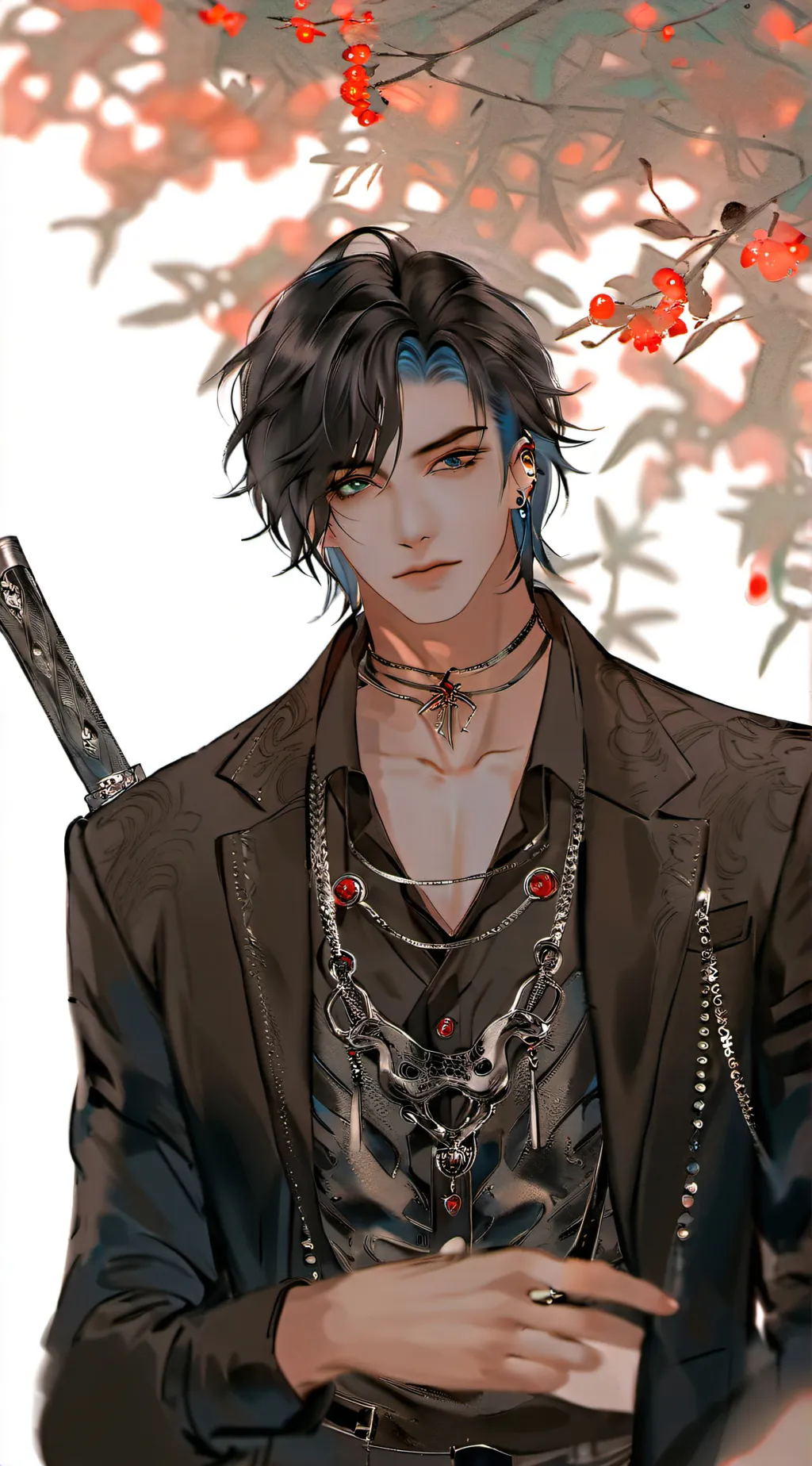 ai character: Damien  background