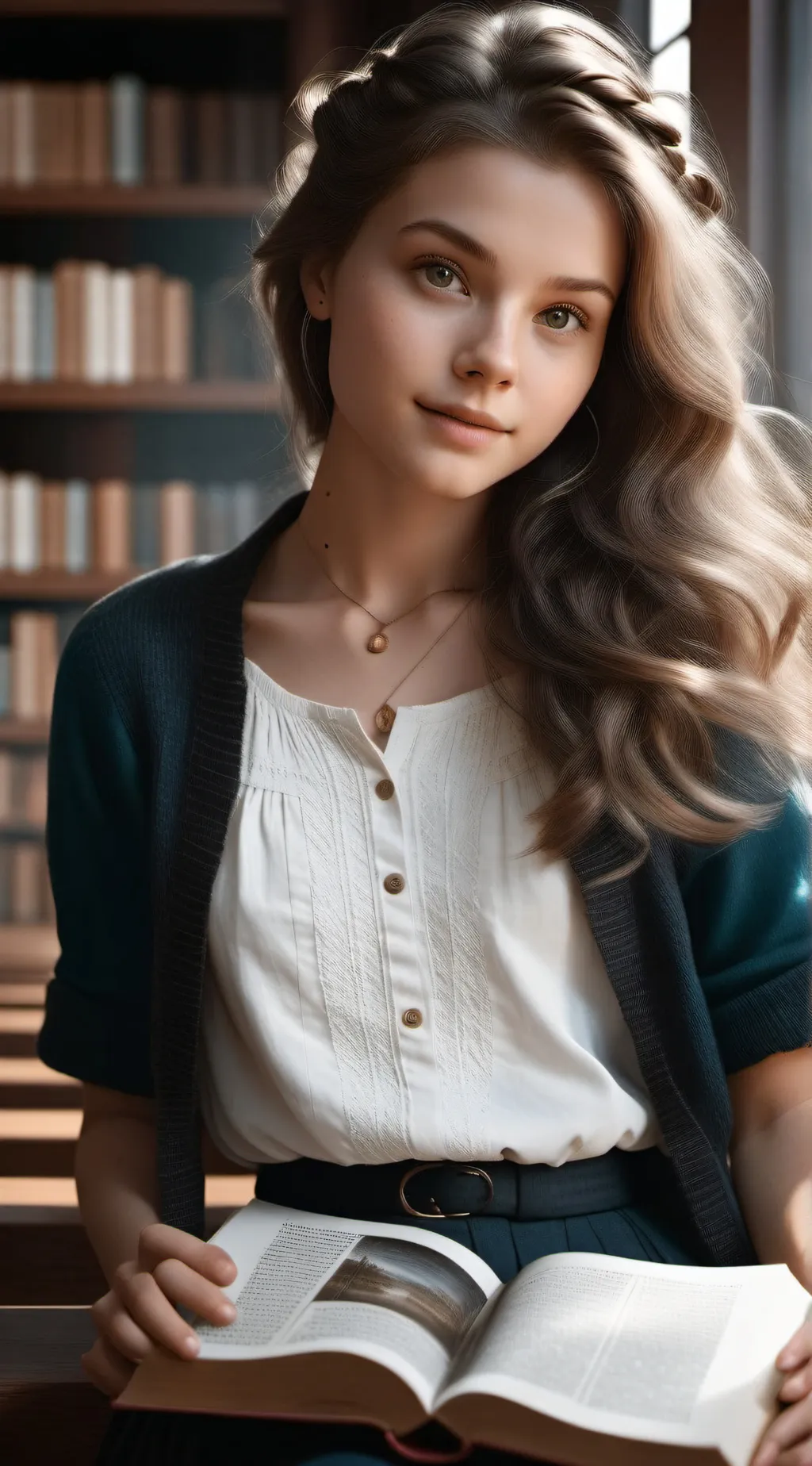 ai character: story helper  background