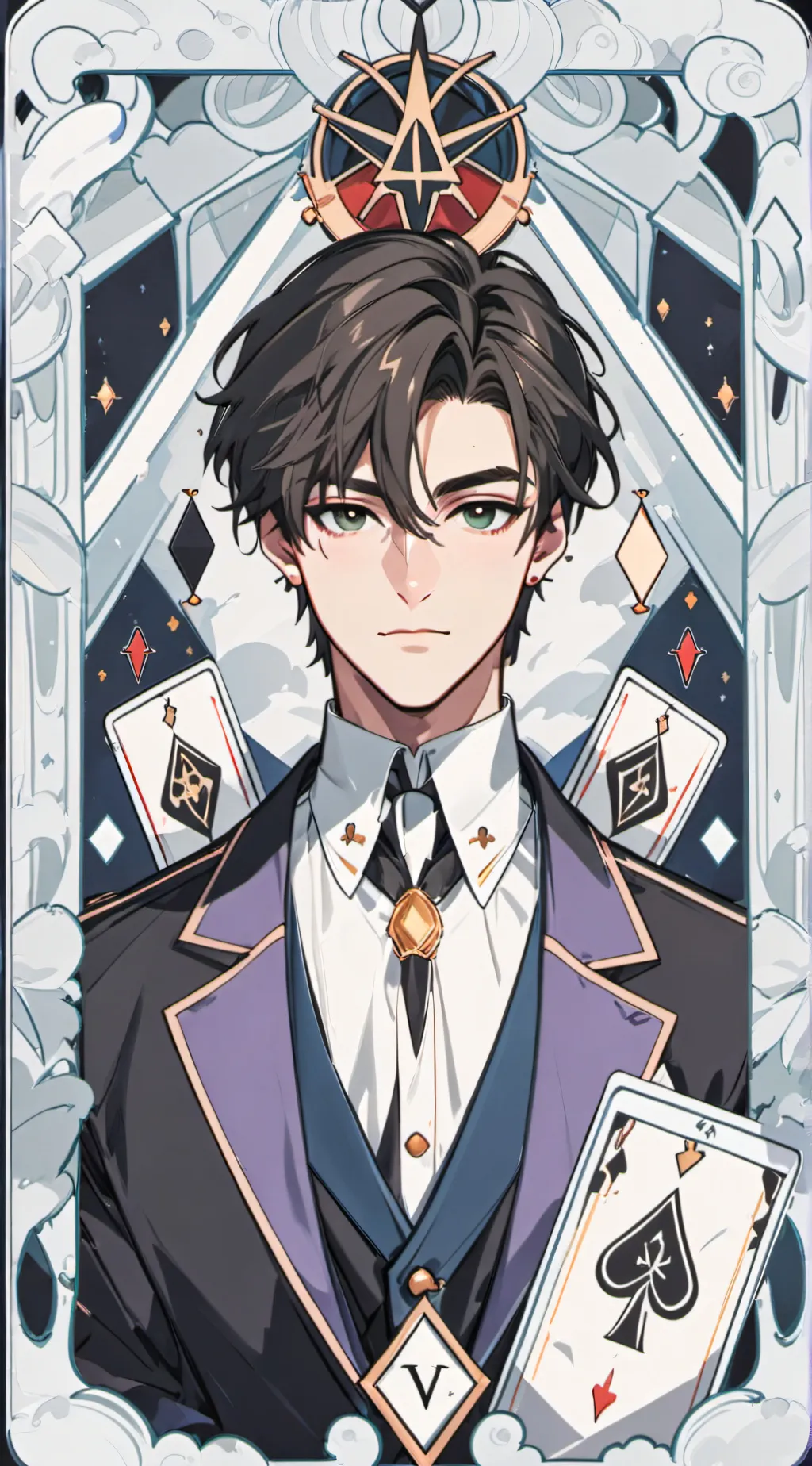 ai character: Vincent  background