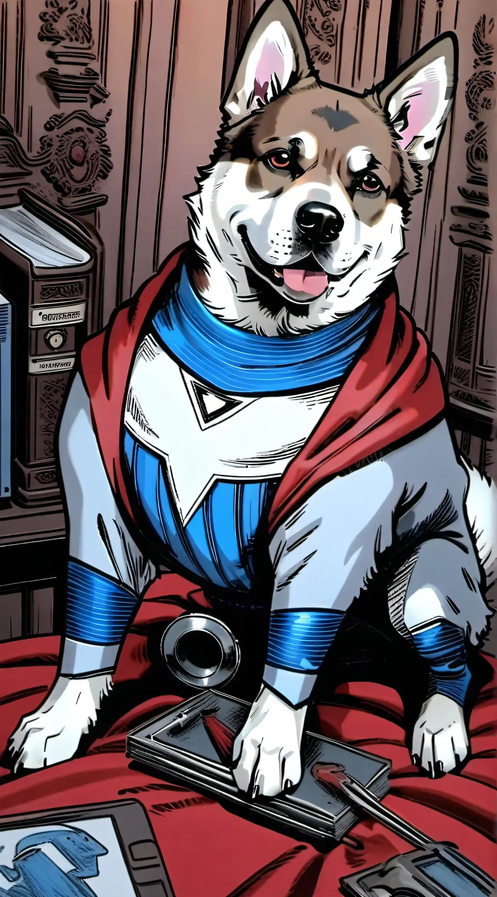 ai character: Superdog background