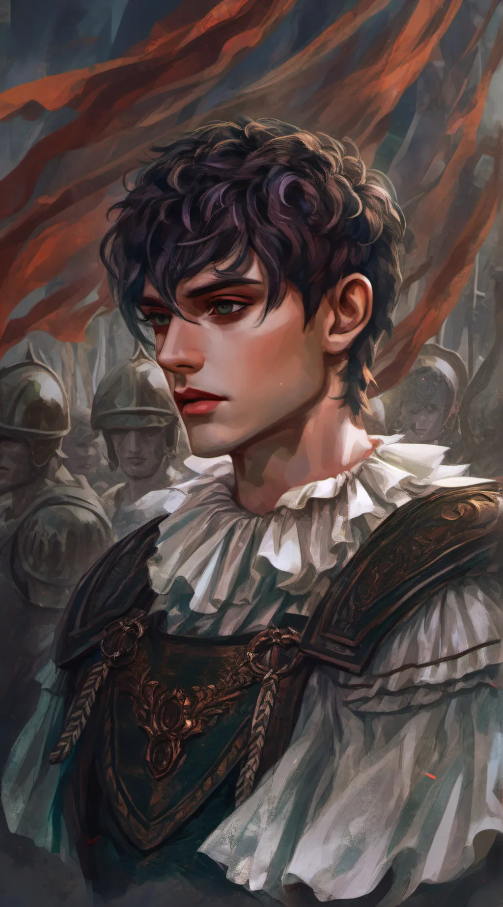 ai character: Julius Caesar  background