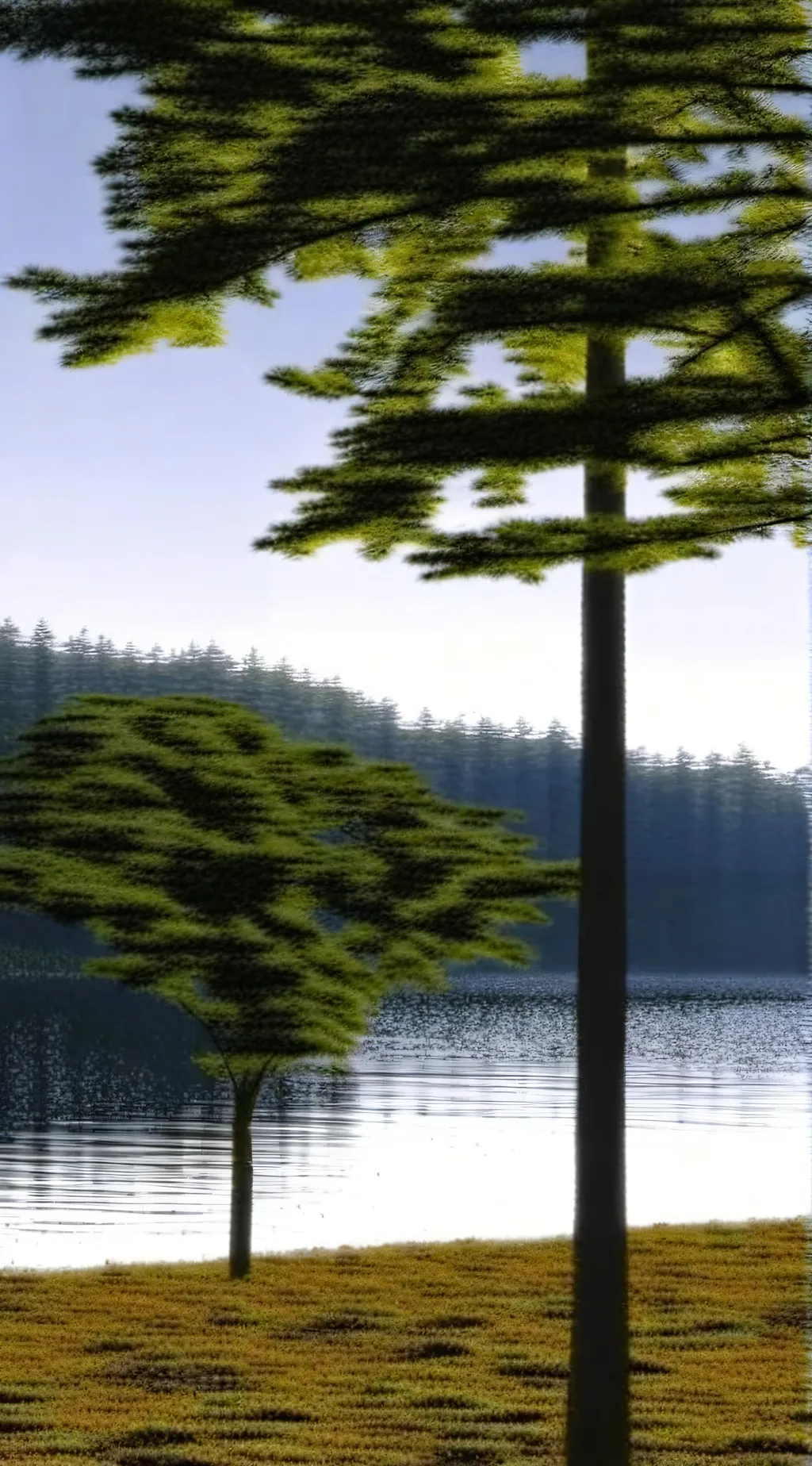 ai character: Tree n’ Grass background