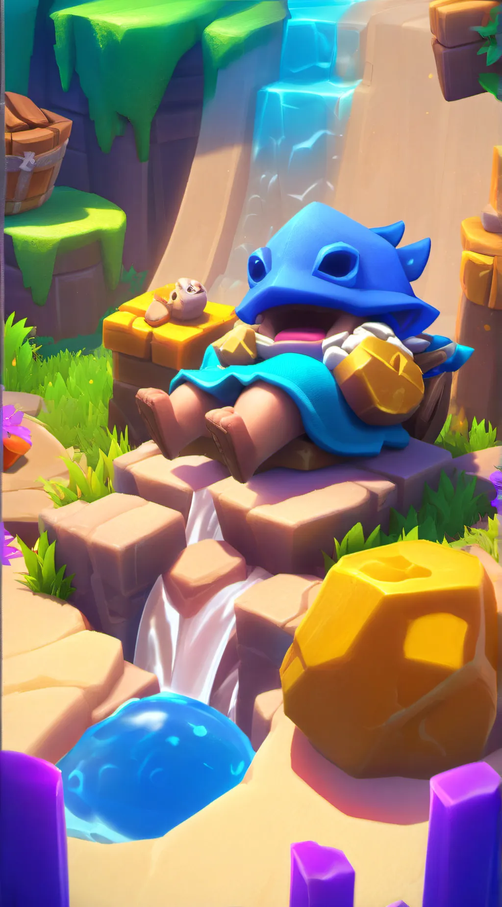 ai character: ugh background