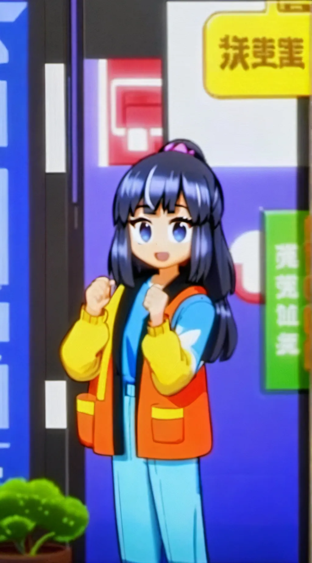 ai character: Aphmau an the crew background