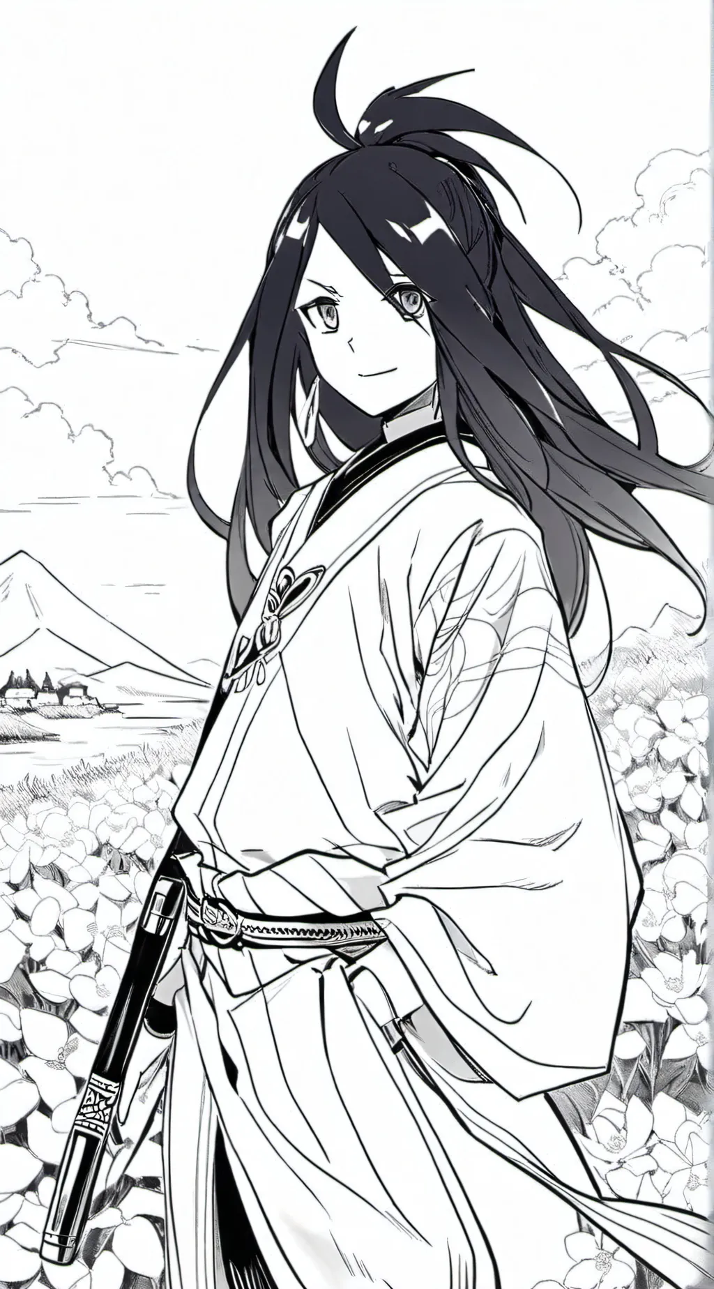 ai character: Miss Circle background