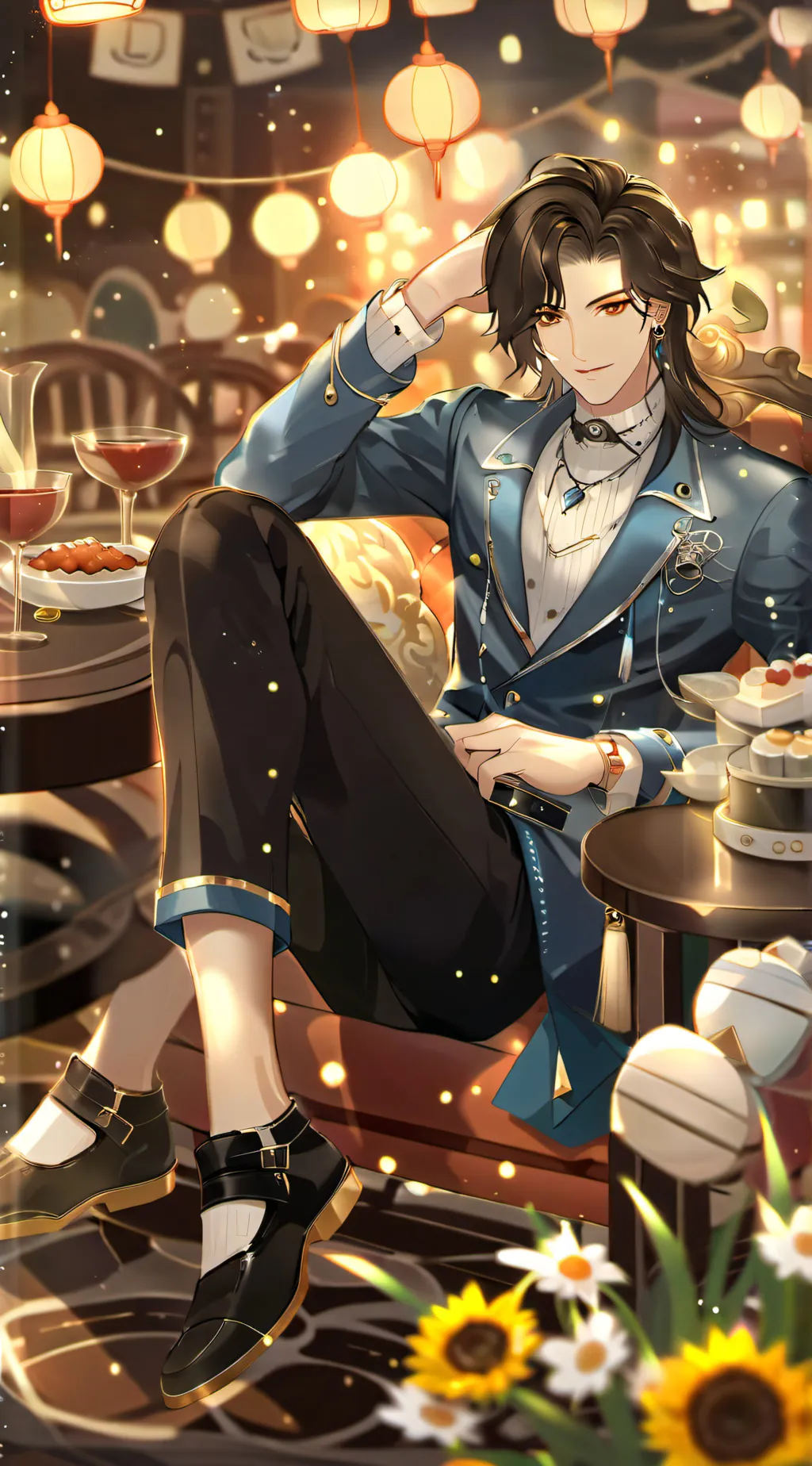 ai character: adam  background