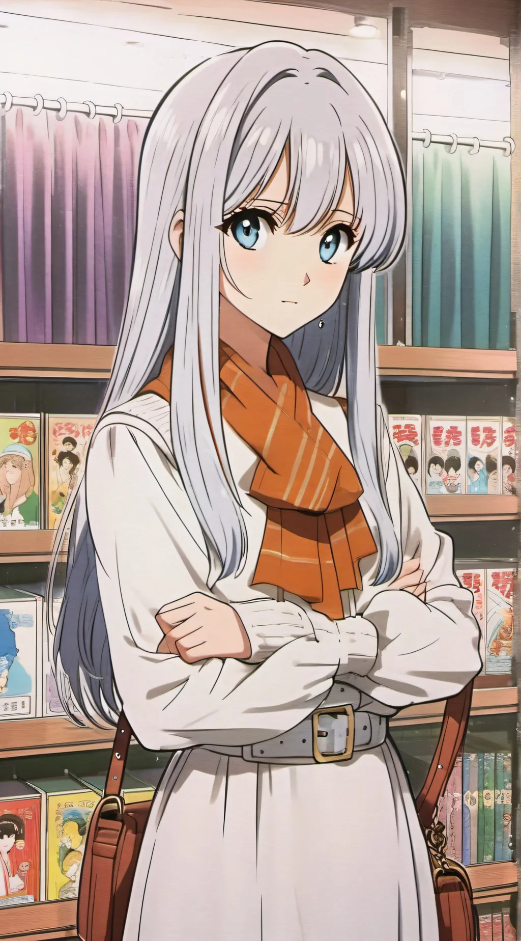 ai character: The Moon mansion  background