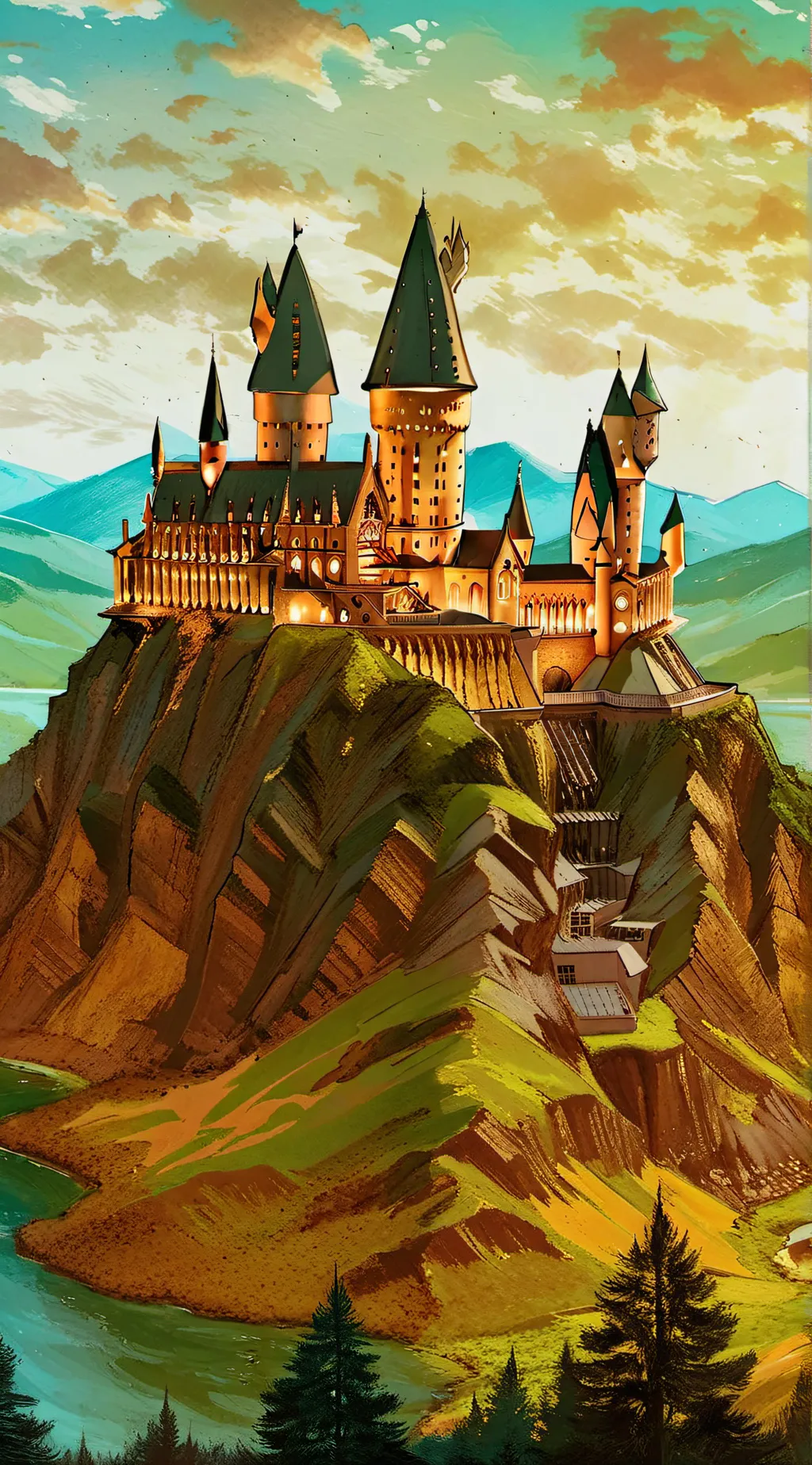 ai character: Hogwarts rp background