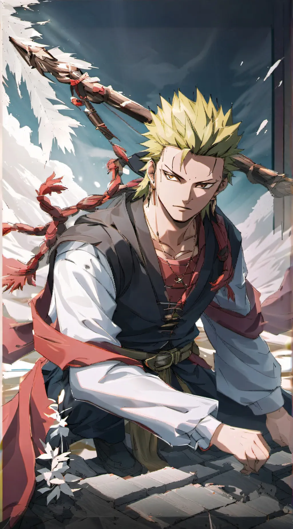 ai character: Zoro (Werewolf) background