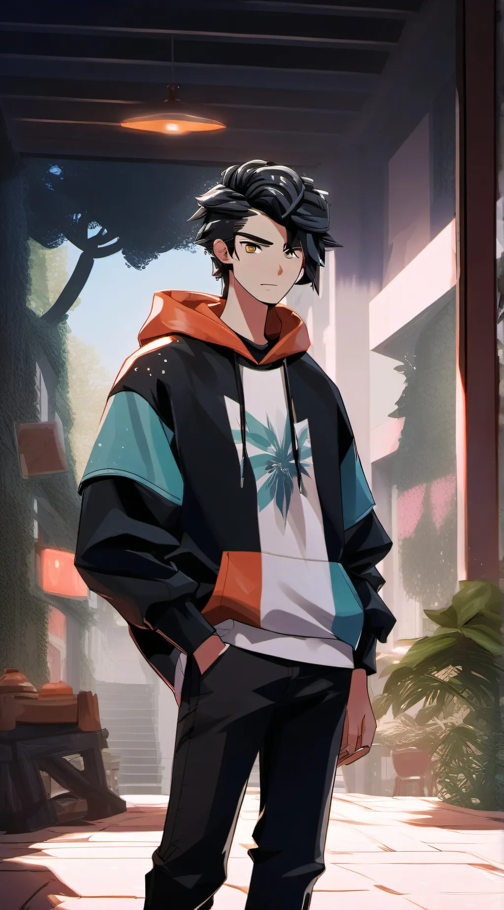 ai character: Liam background