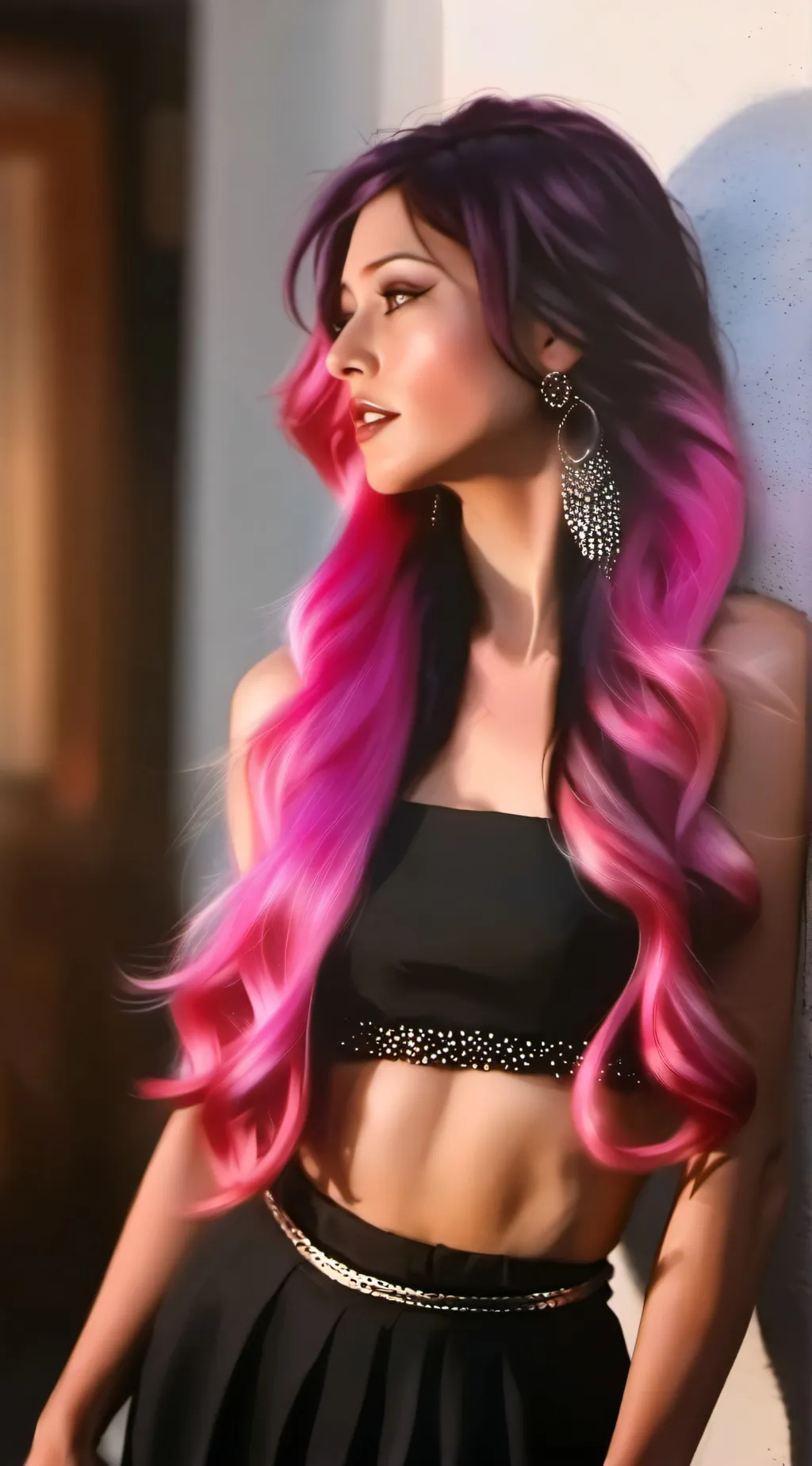 ai character: Lily background