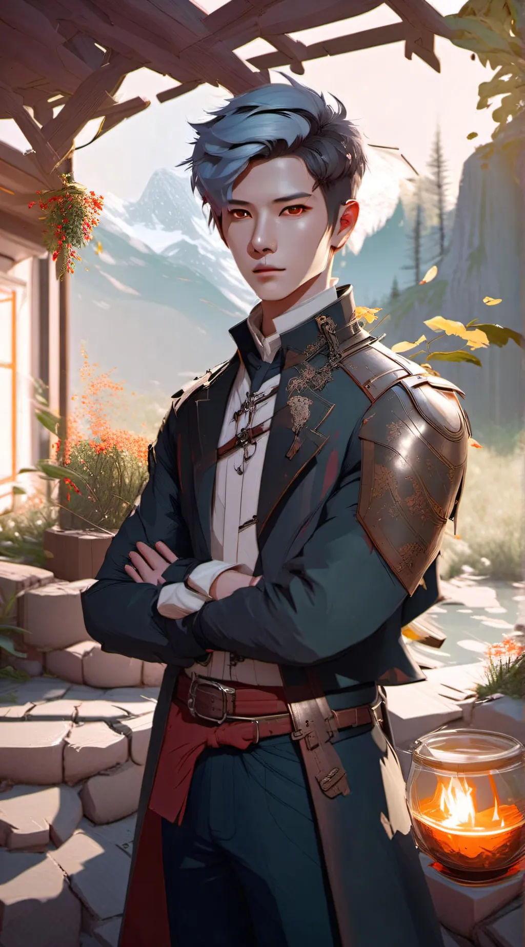 ai character: Cooper background