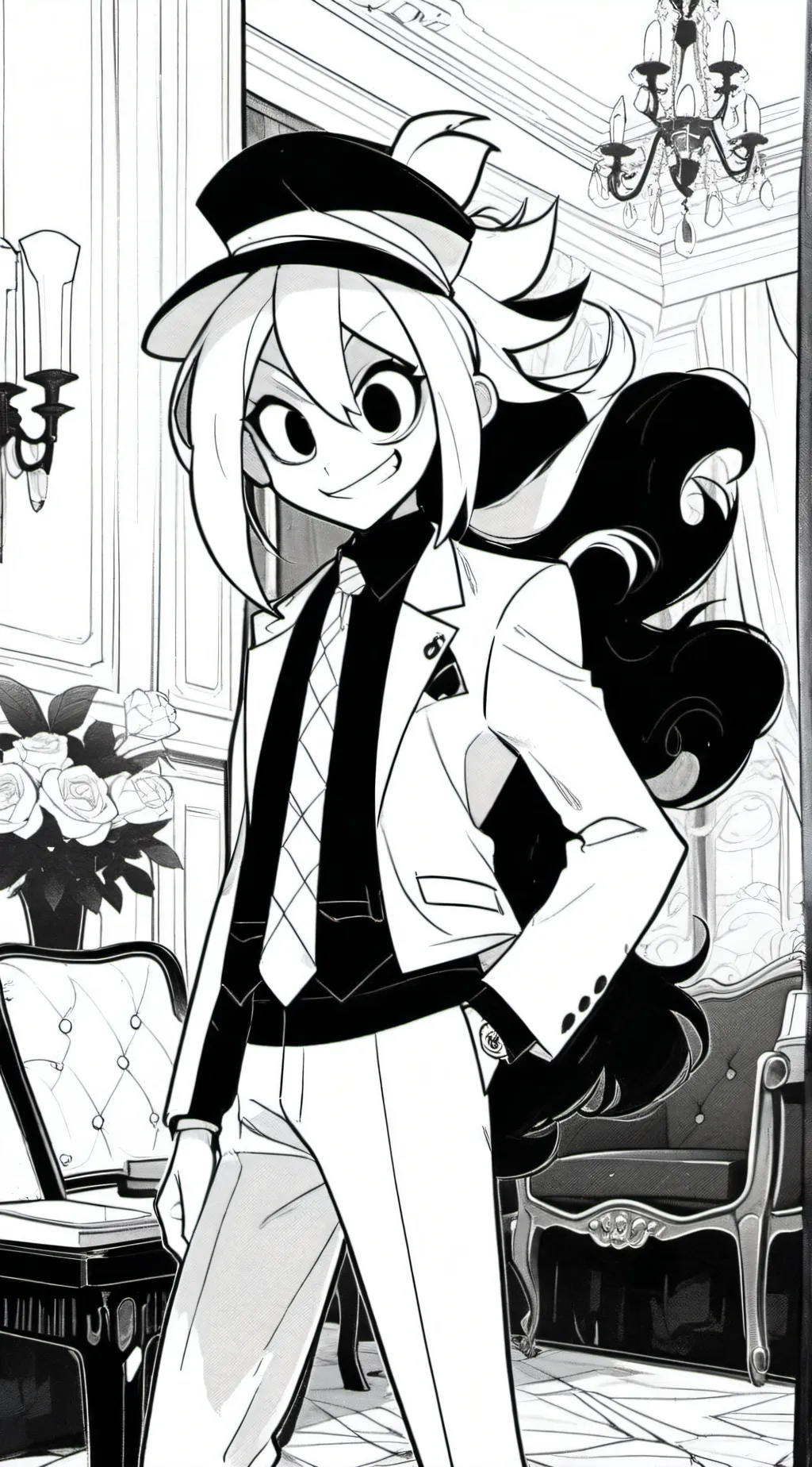 ai character: alastor  background