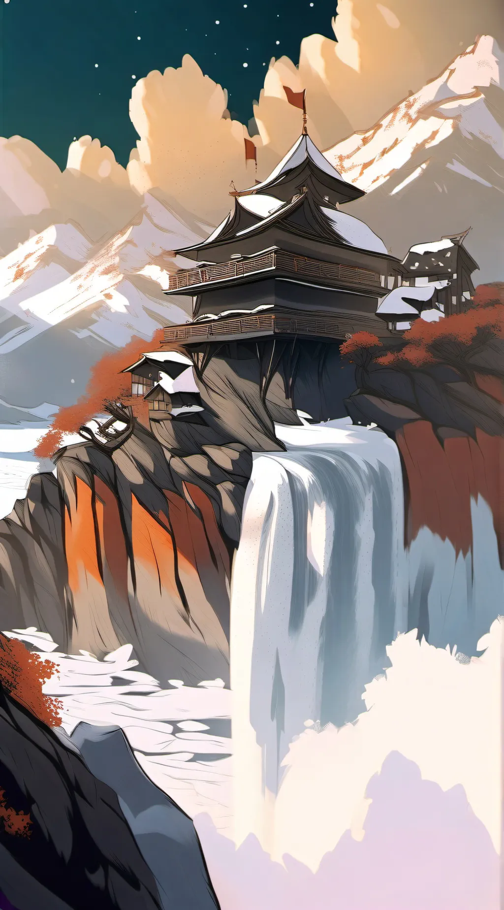 ai character: KNY Hot Springs!!! background