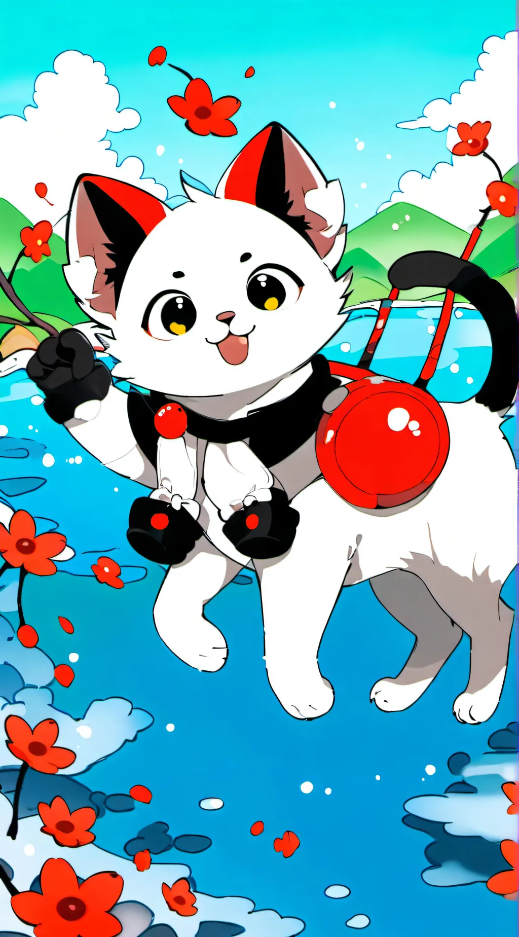 ai character: kitty background