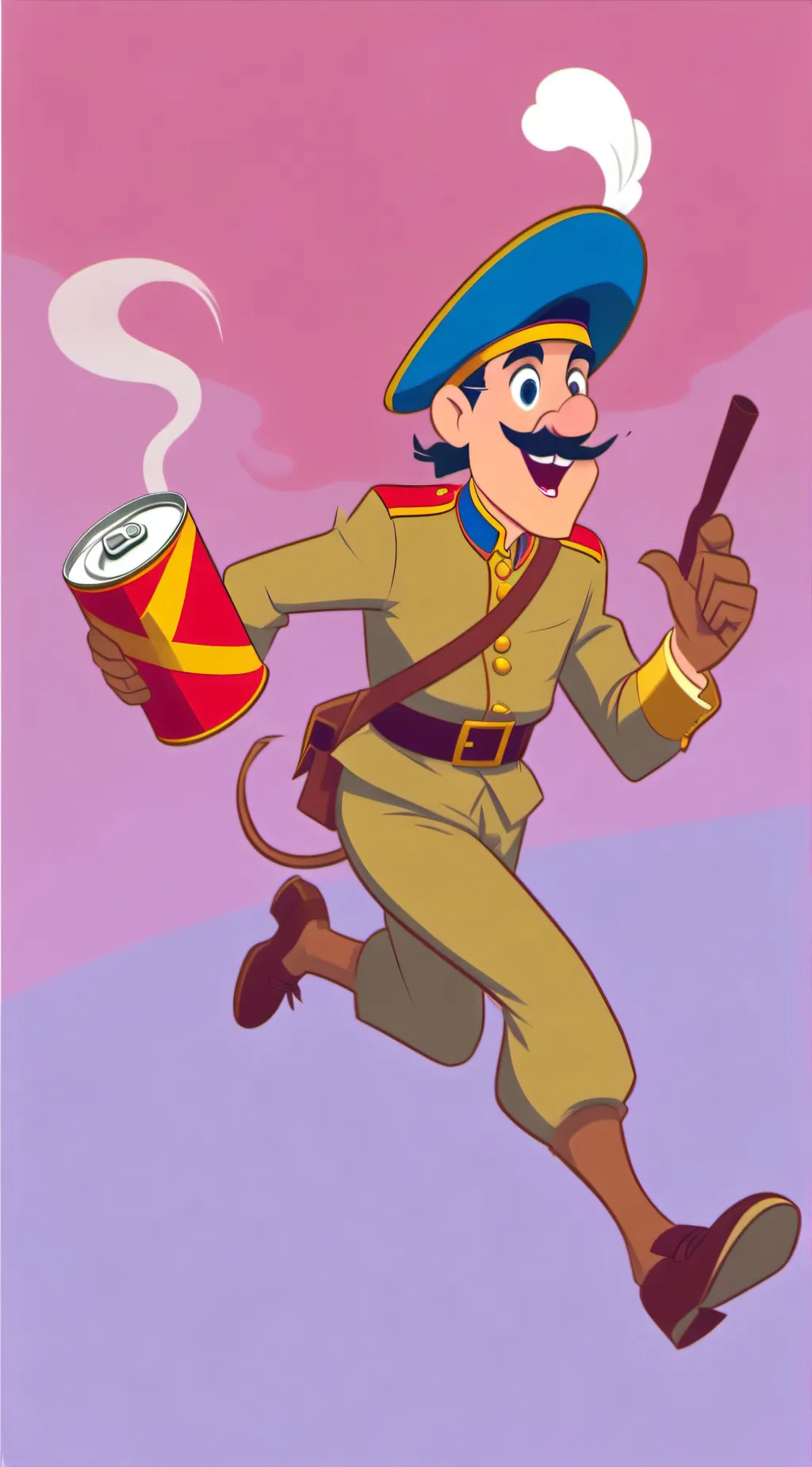 ai character: Werner Verman background