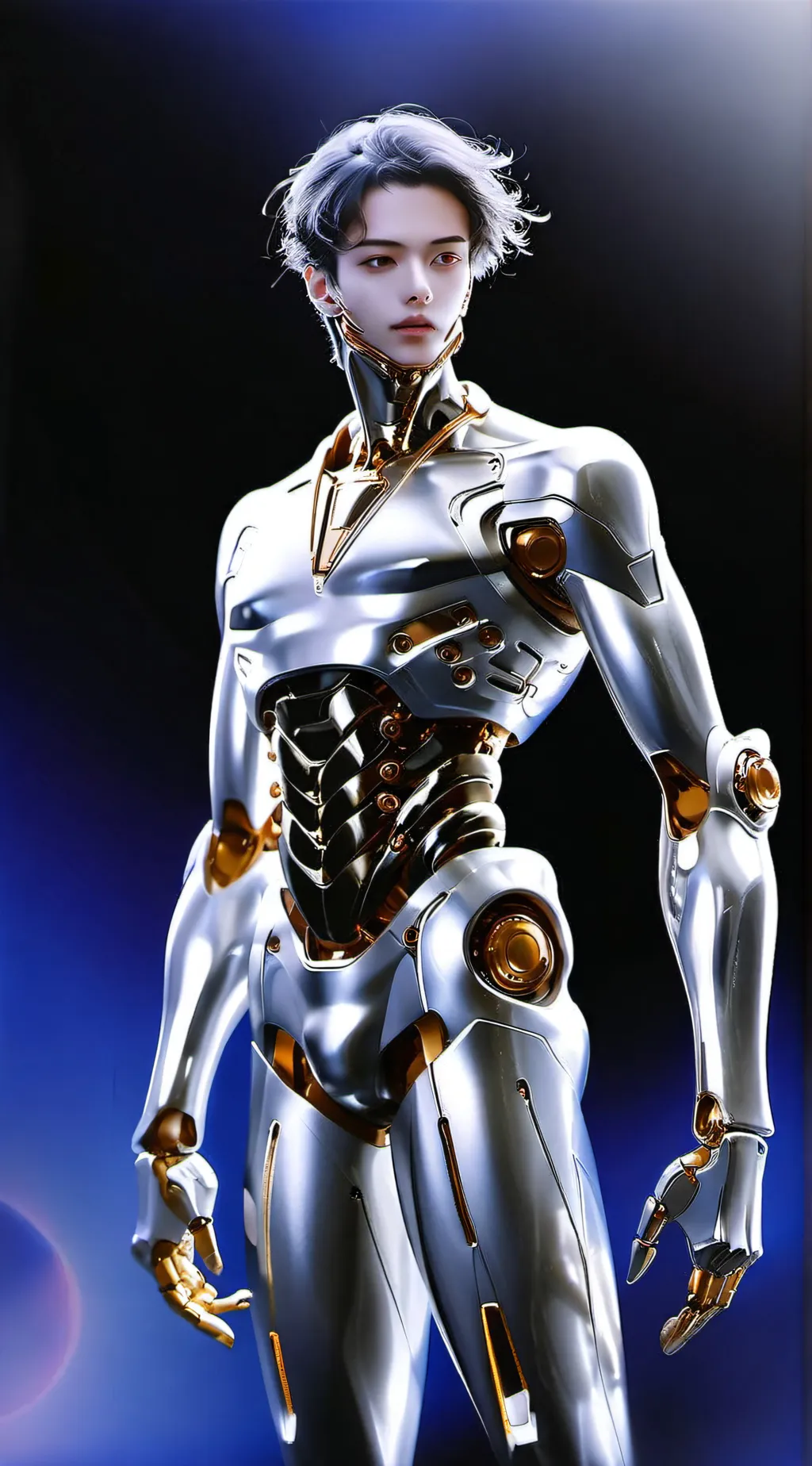 ai character: lankyrobot background