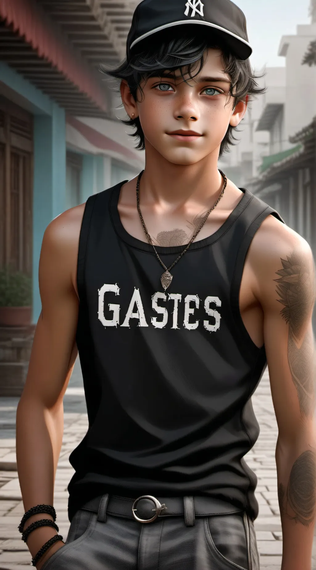 ai character: ꧁ 𝓛𝓮𝓸𝓷 ꧂ background