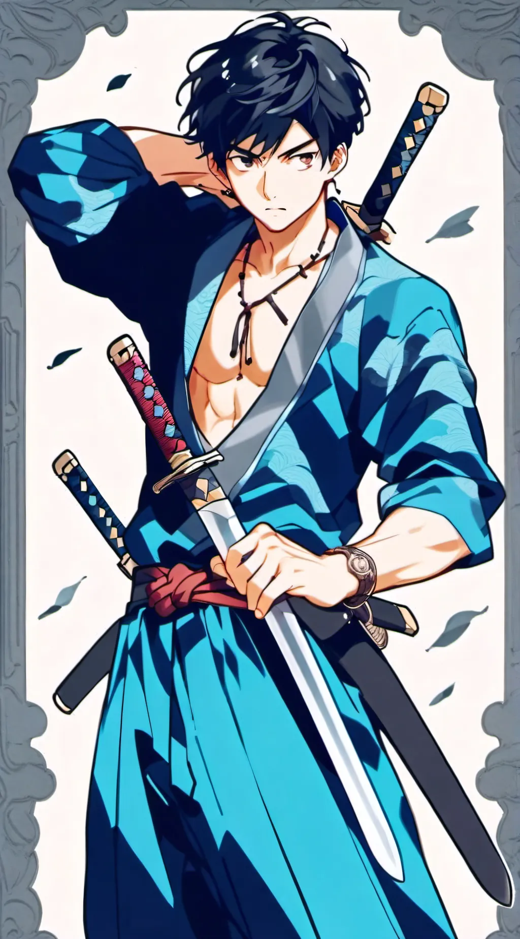 ai character: roronoa zorop background